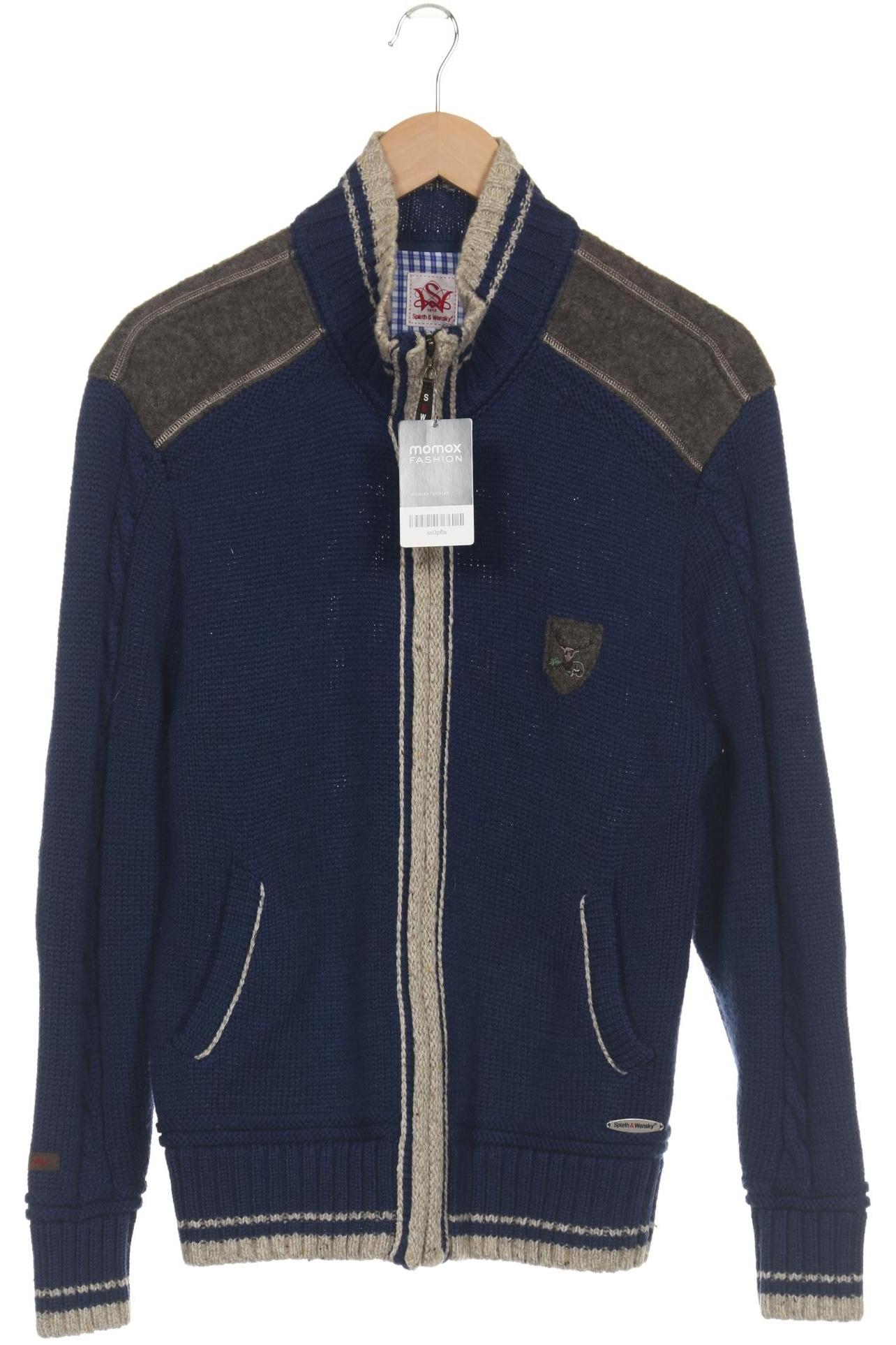 

Spieth Wensky Herren Strickjacke, marineblau, Gr. 48