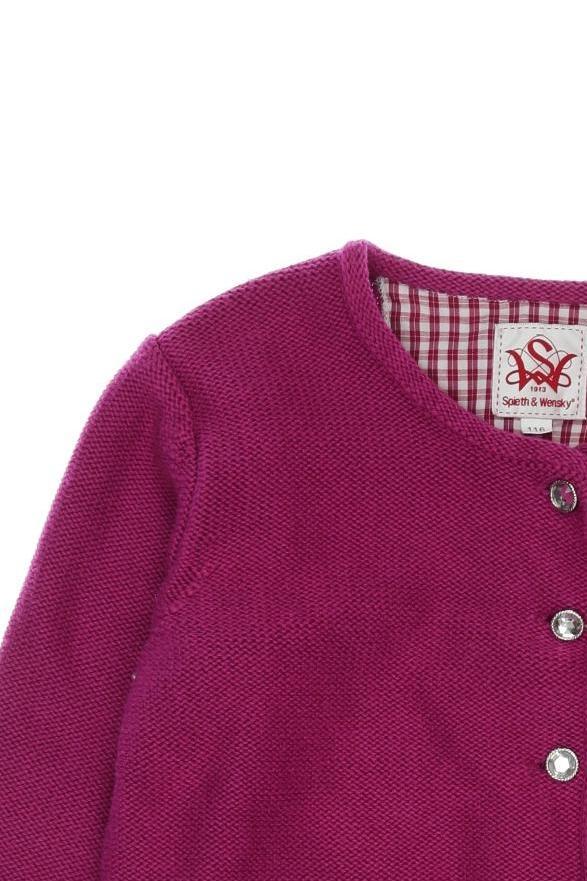 Thumbnail - Spieth Wensky Mädchen Strickjacke, pink, Gr. 116
