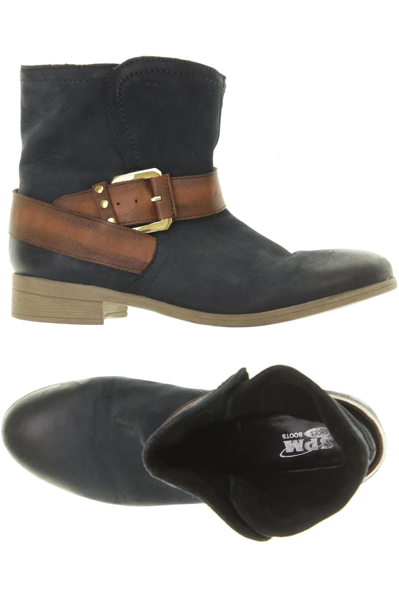 

SPM Damen Halbschuh, blau, Gr. 40