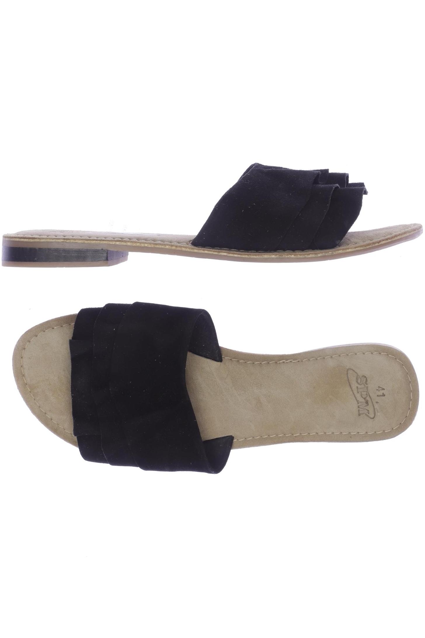 

SPM Damen Sandale, schwarz, Gr. 41
