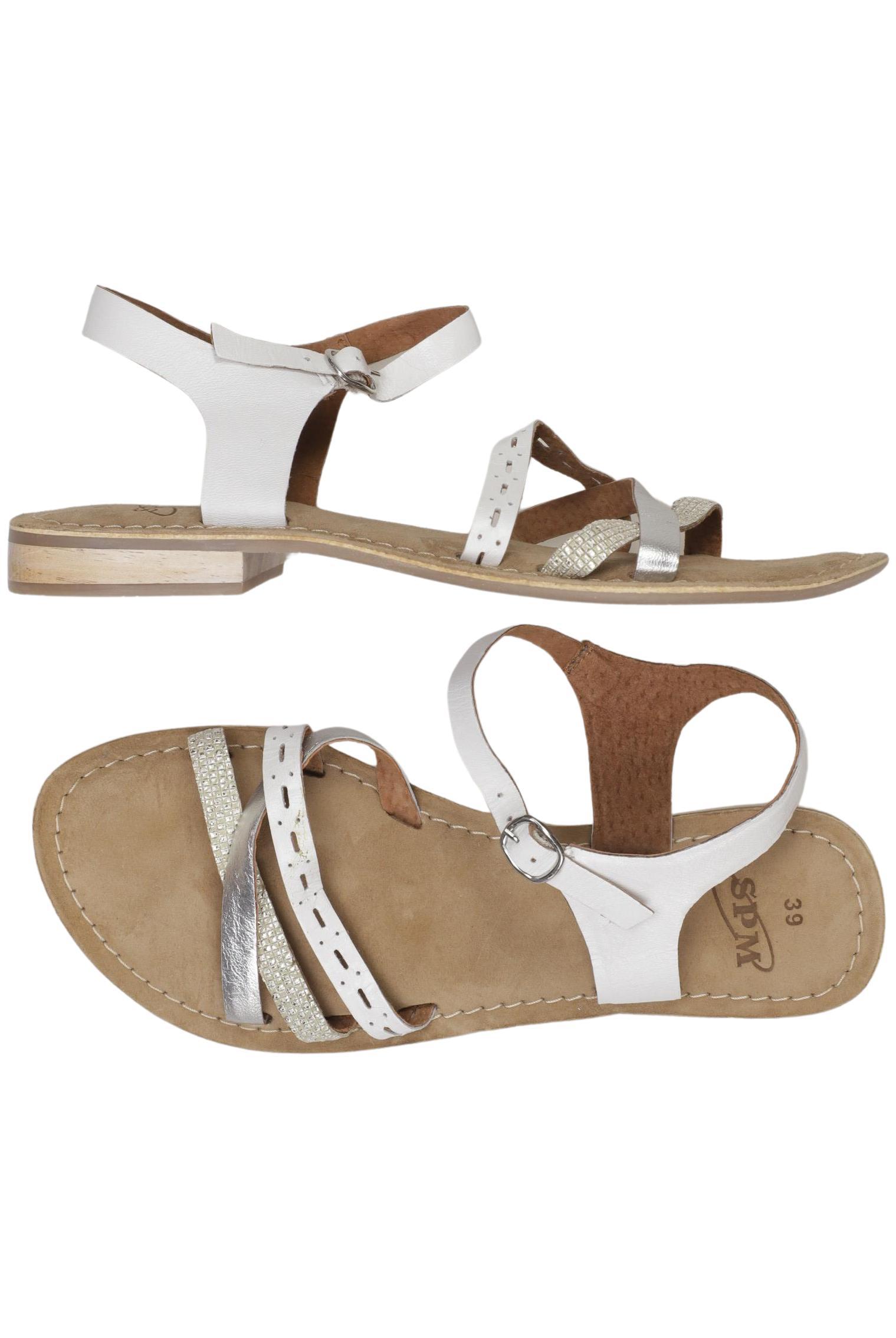 

SPM Damen Sandale, weiß, Gr. 39