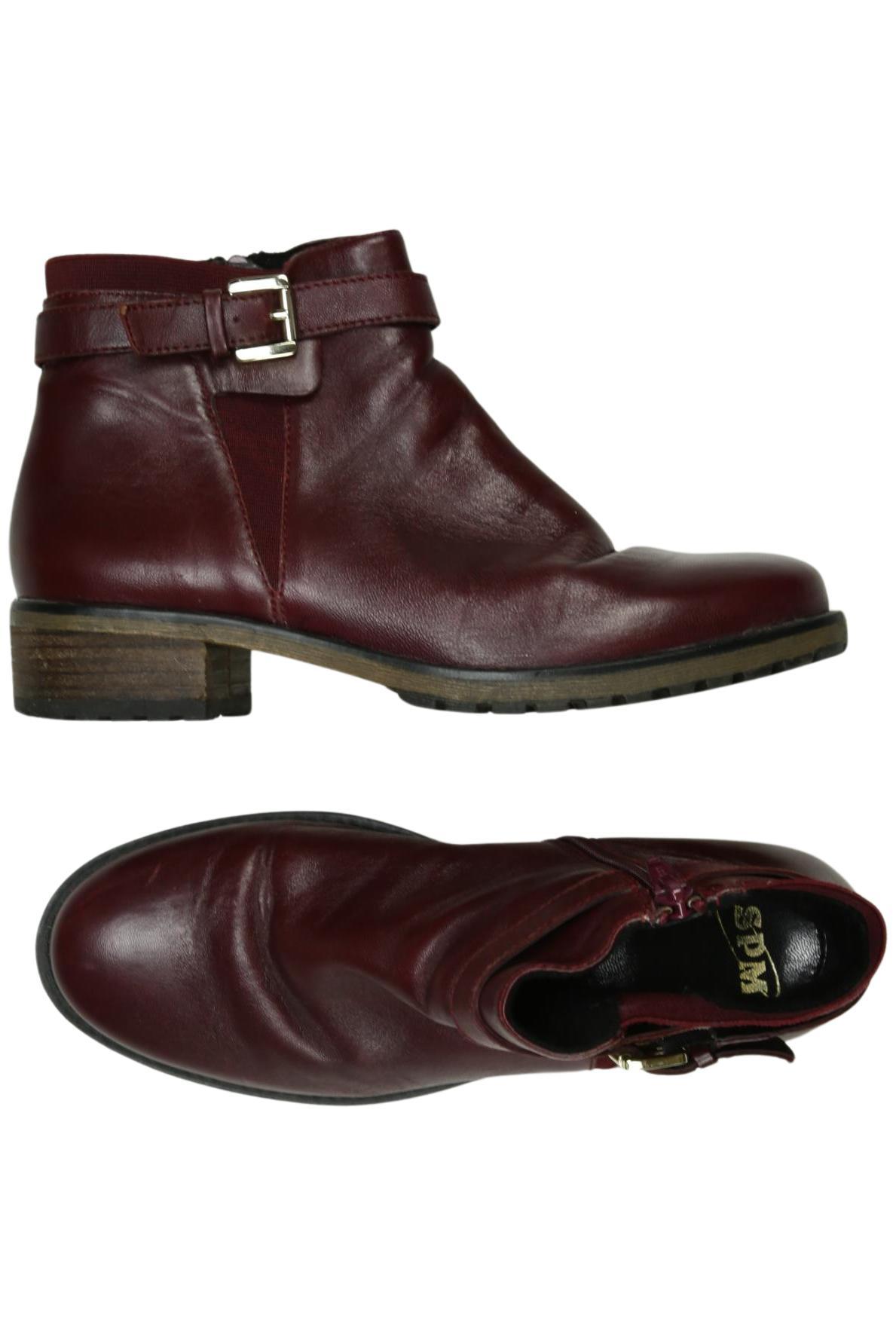 

SPM Damen Stiefelette, bordeaux, Gr. 37