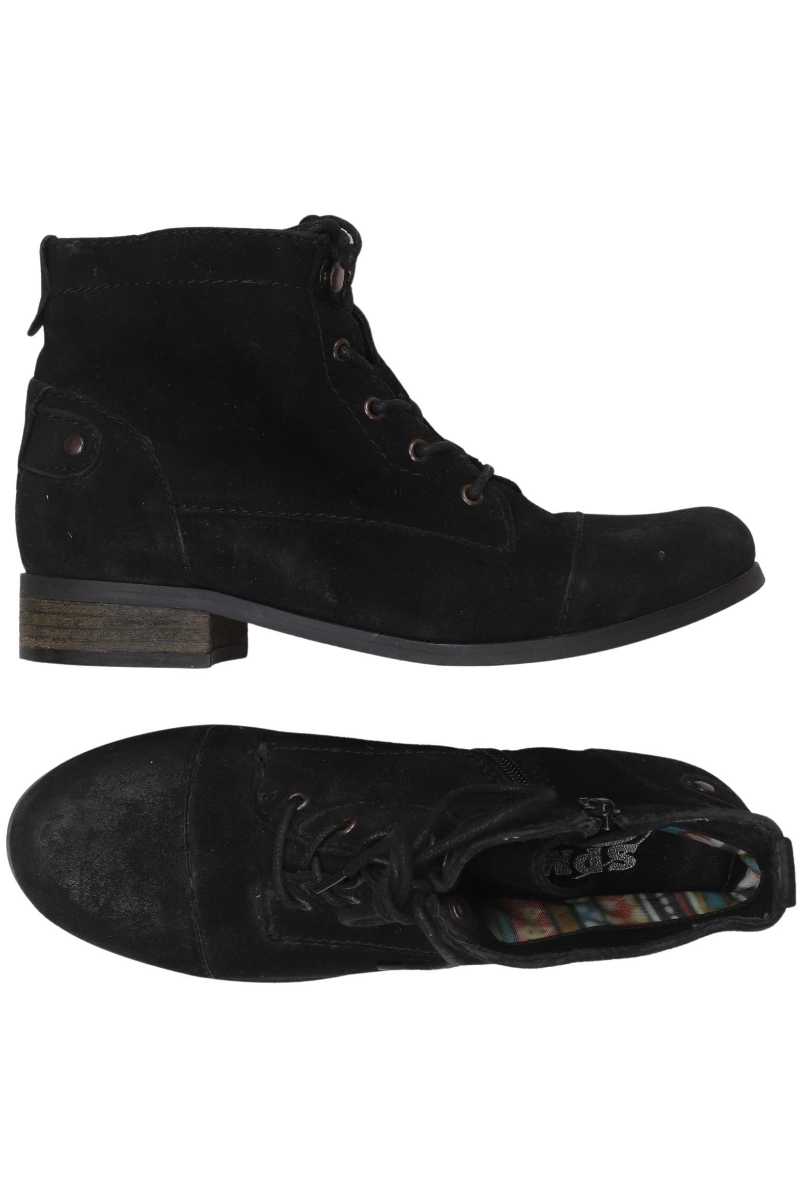 

SPM Damen Stiefelette, schwarz, Gr. 36