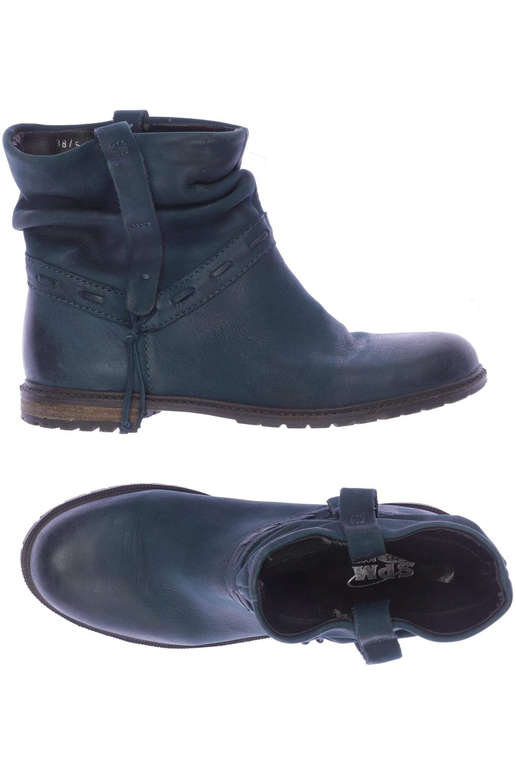 

SPM Damen Stiefelette, türkis, Gr. 38