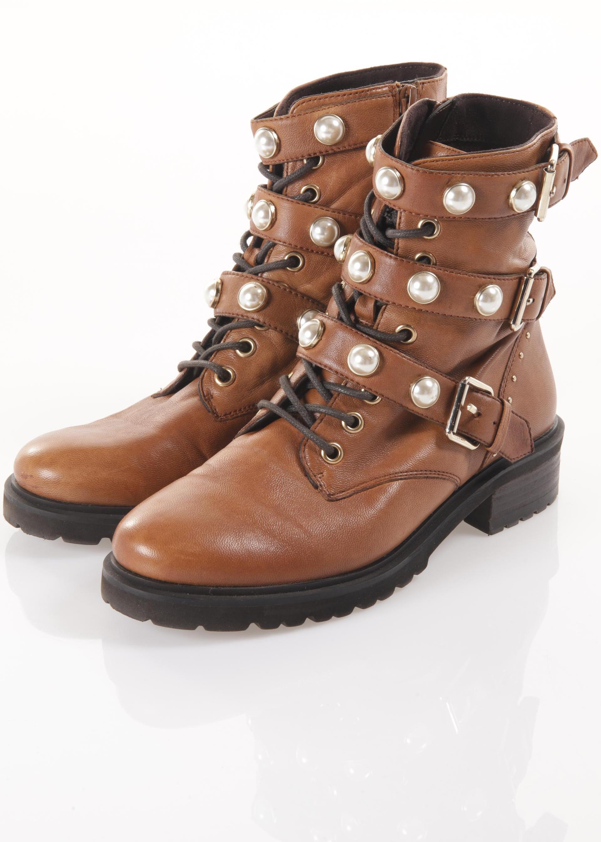 

SPM Damen Stiefelette, braun, Gr. 37