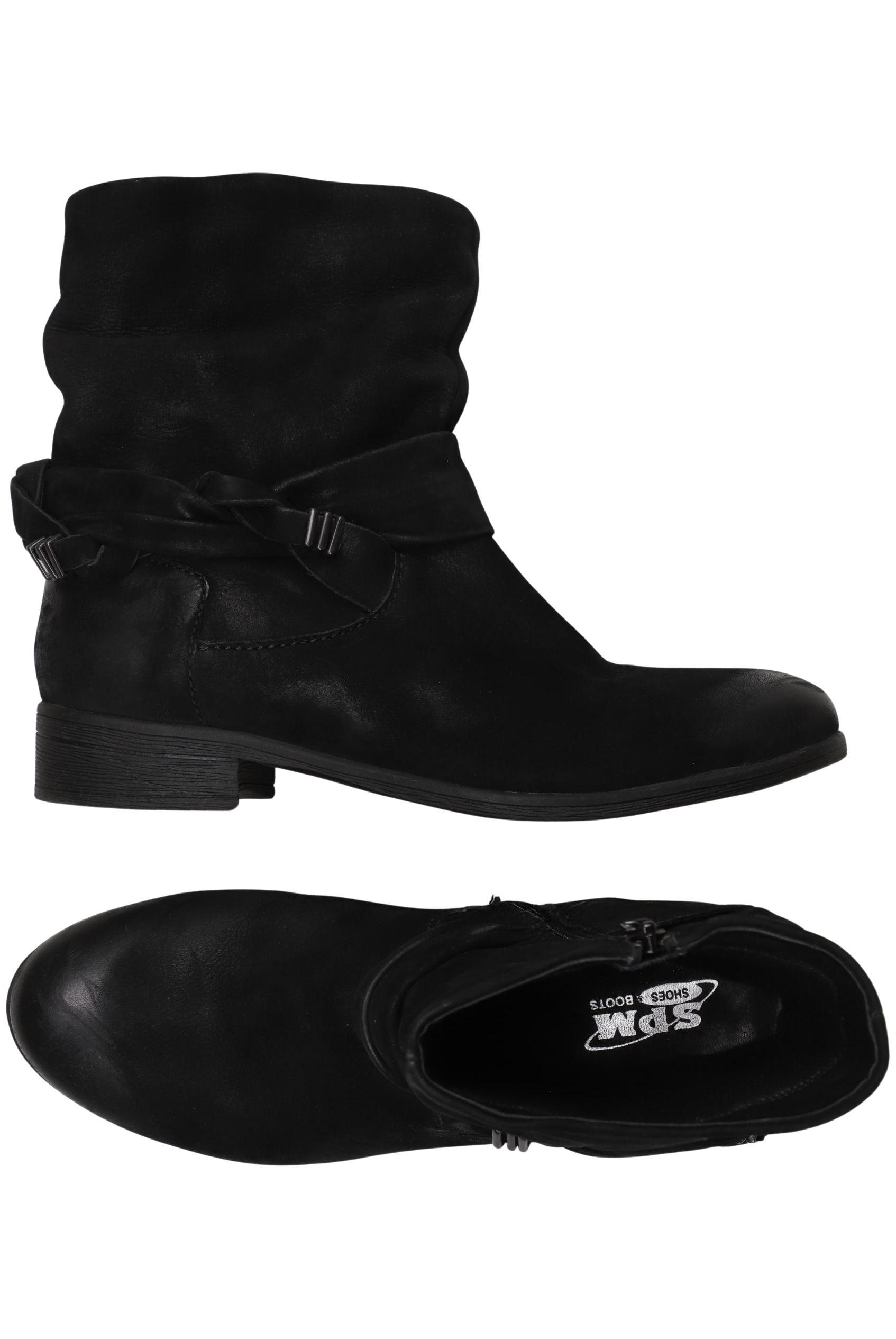 

SPM Damen Stiefelette, schwarz, Gr. 38