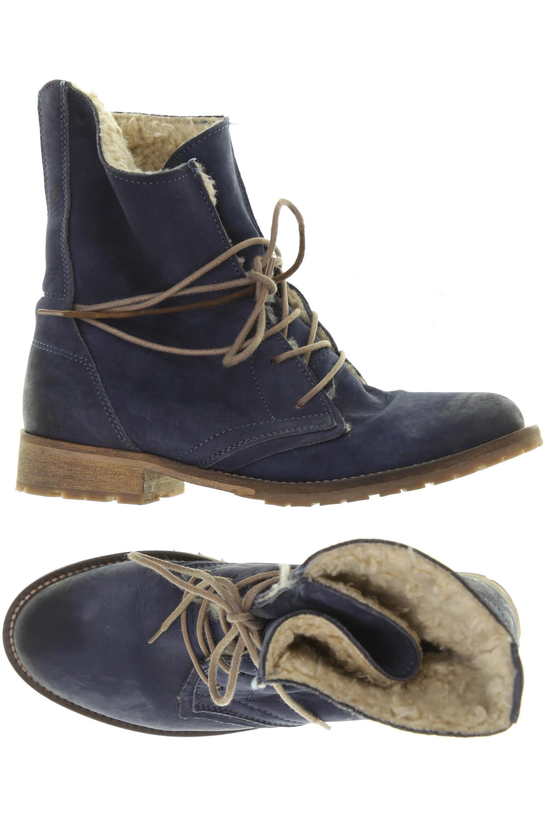 

SPM Damen Stiefelette, blau, Gr. 38