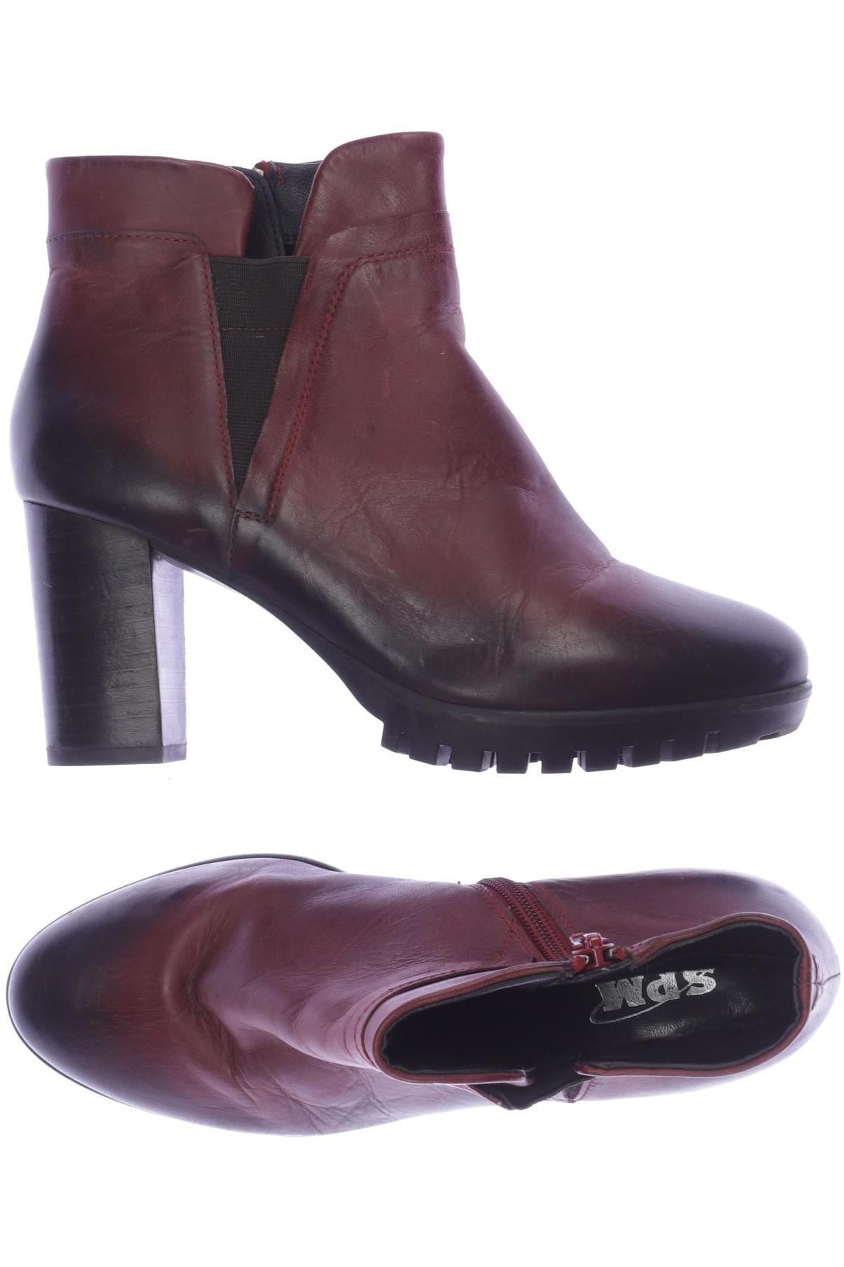 

SPM Damen Stiefelette, bordeaux, Gr. 37