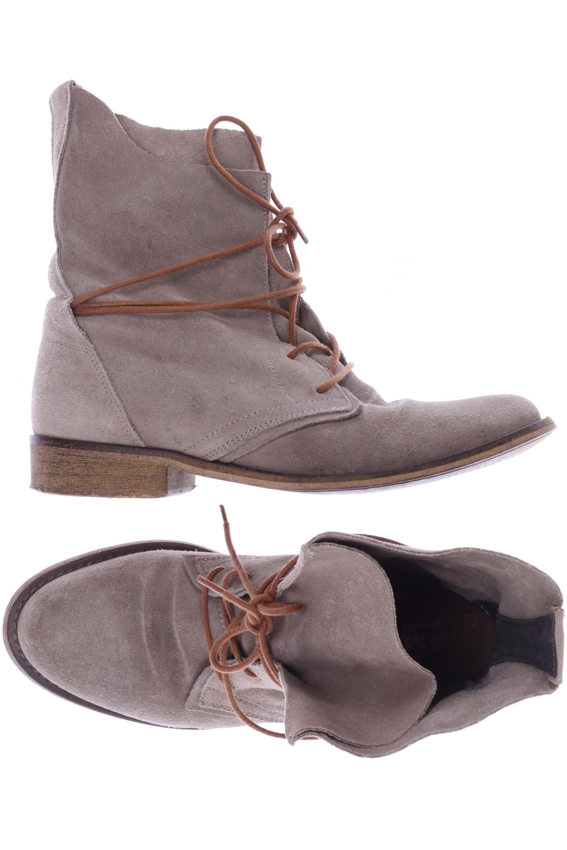 

SPM Damen Stiefelette, beige, Gr. 40