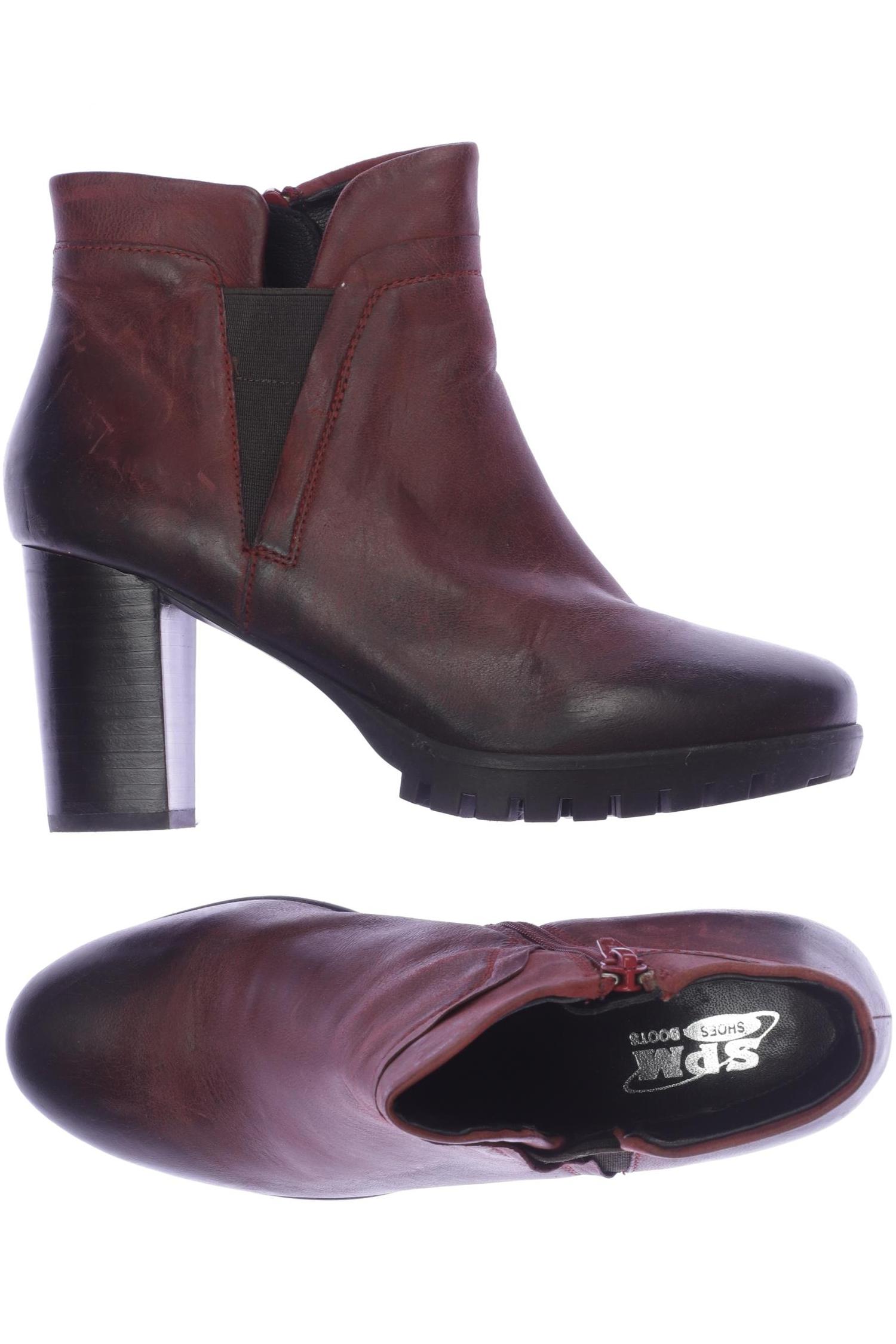 

SPM Damen Stiefelette, bordeaux, Gr. 38