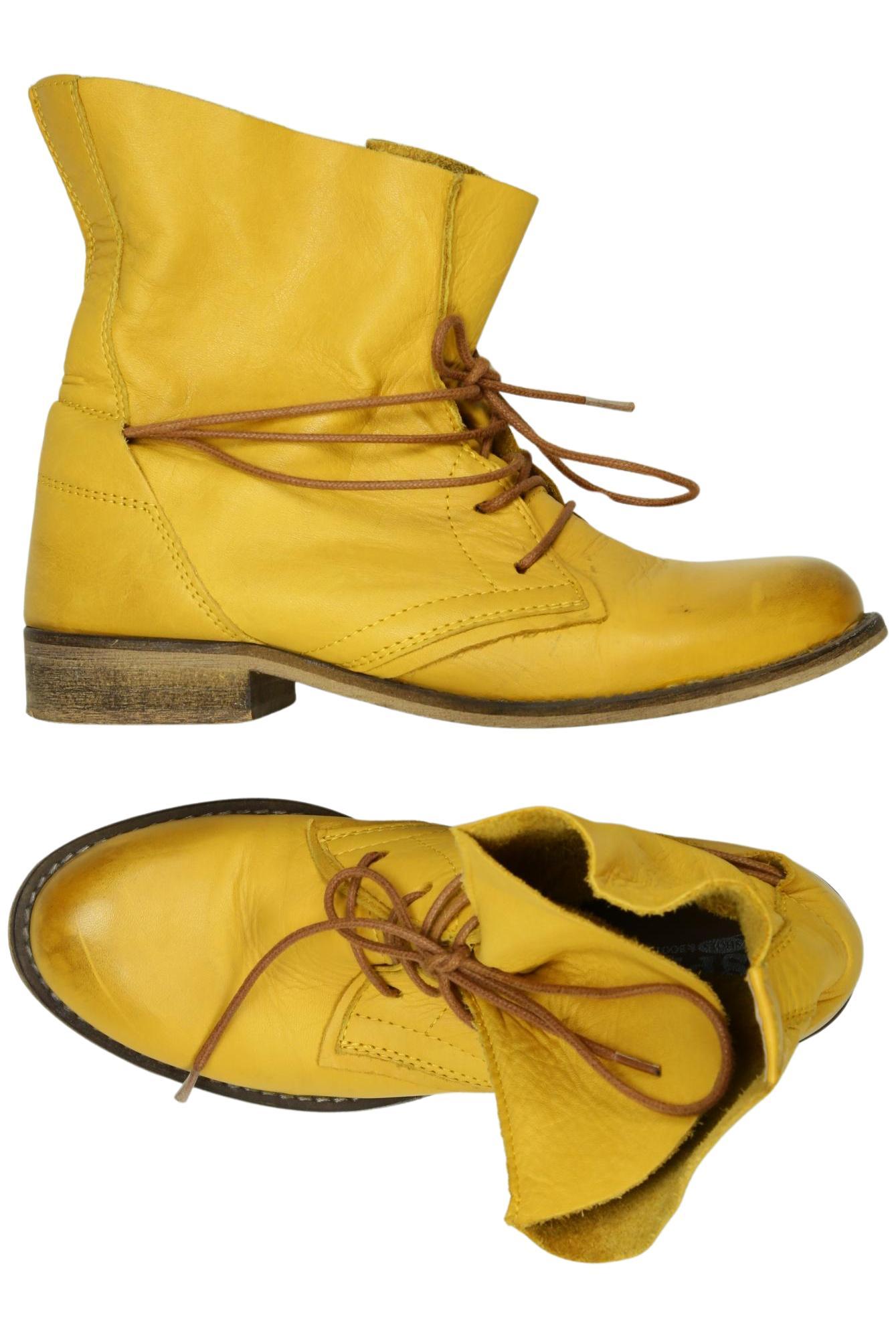 

SPM Damen Stiefelette, gelb, Gr. 39