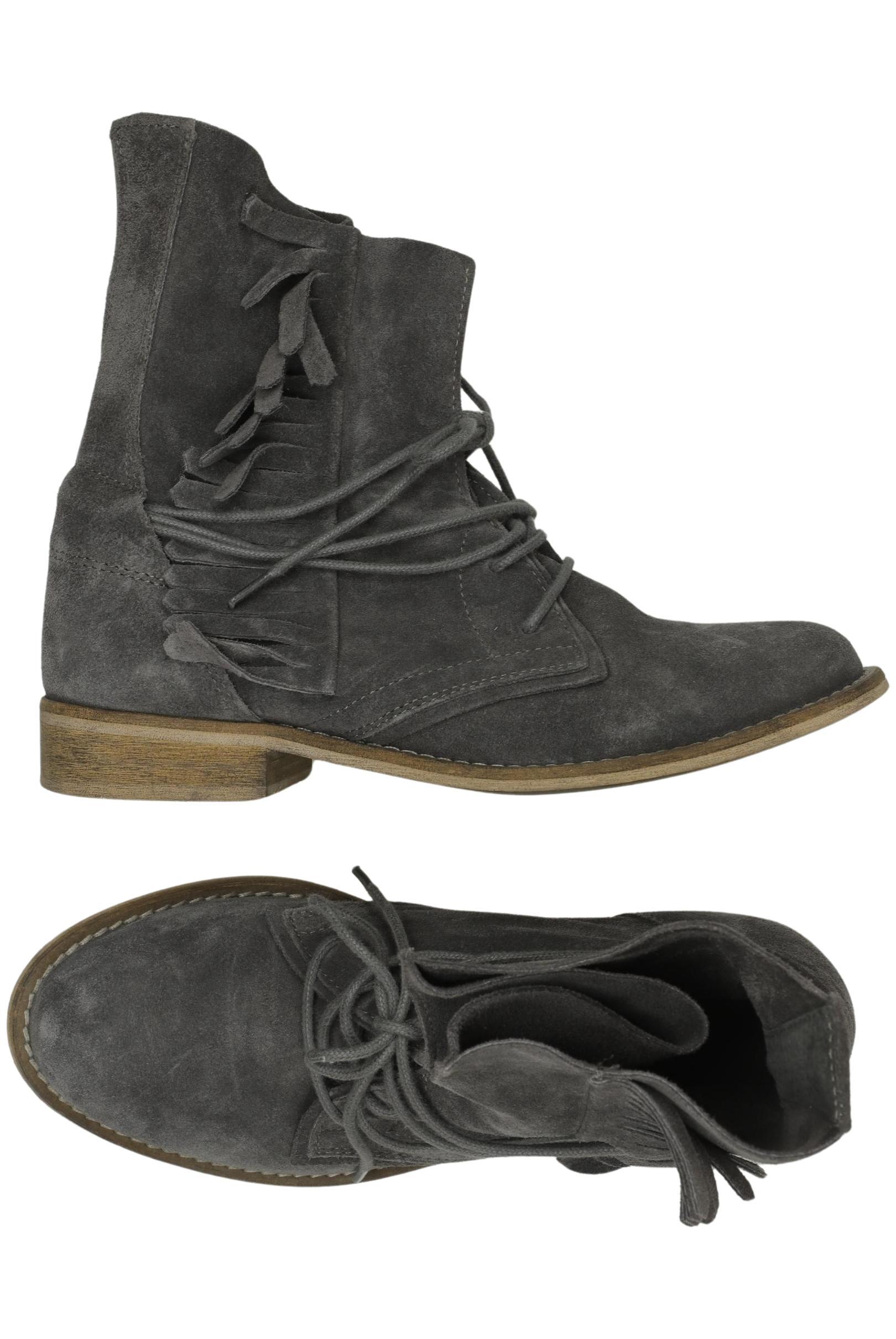 

SPM Damen Stiefelette, grau, Gr. 38