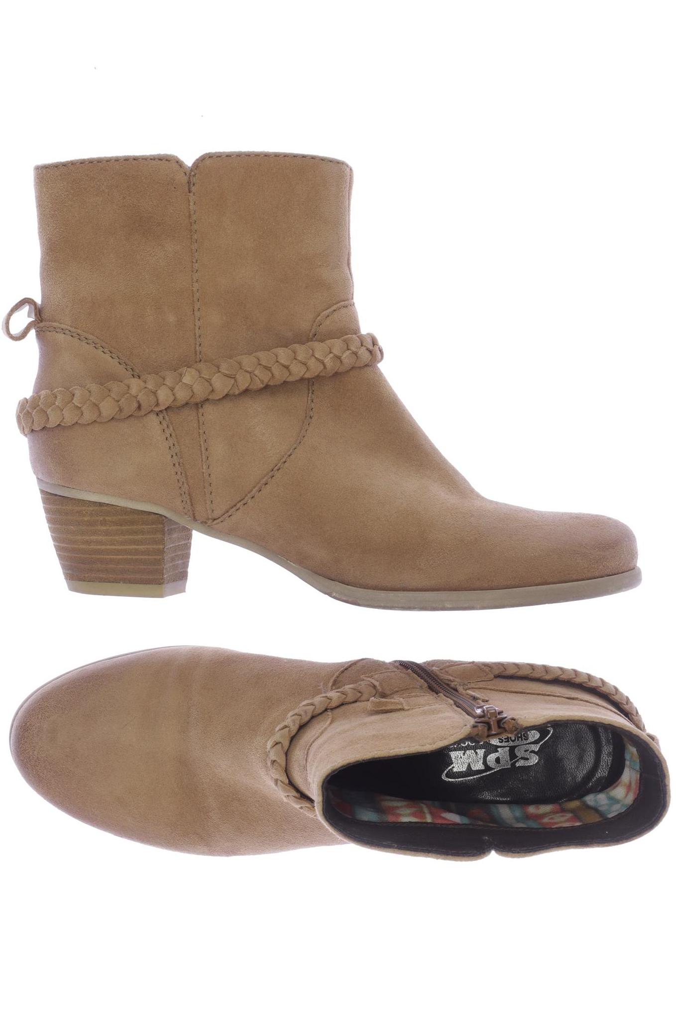 

SPM Damen Stiefelette, beige, Gr. 37