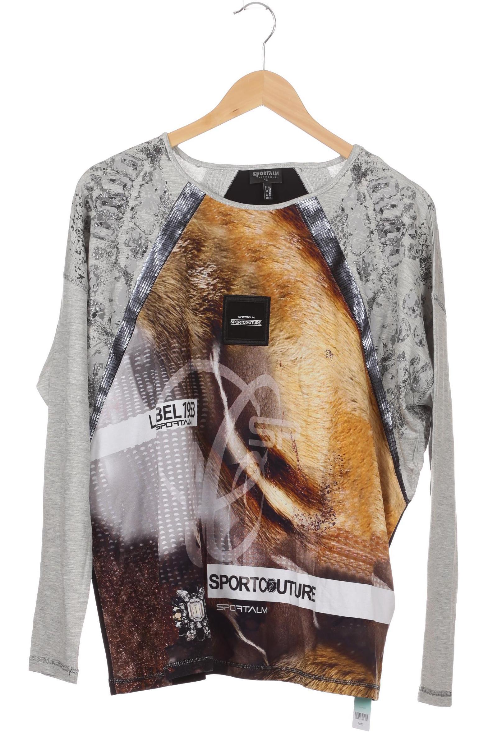 

Sportalm Damen Langarmshirt, grau, Gr. 42
