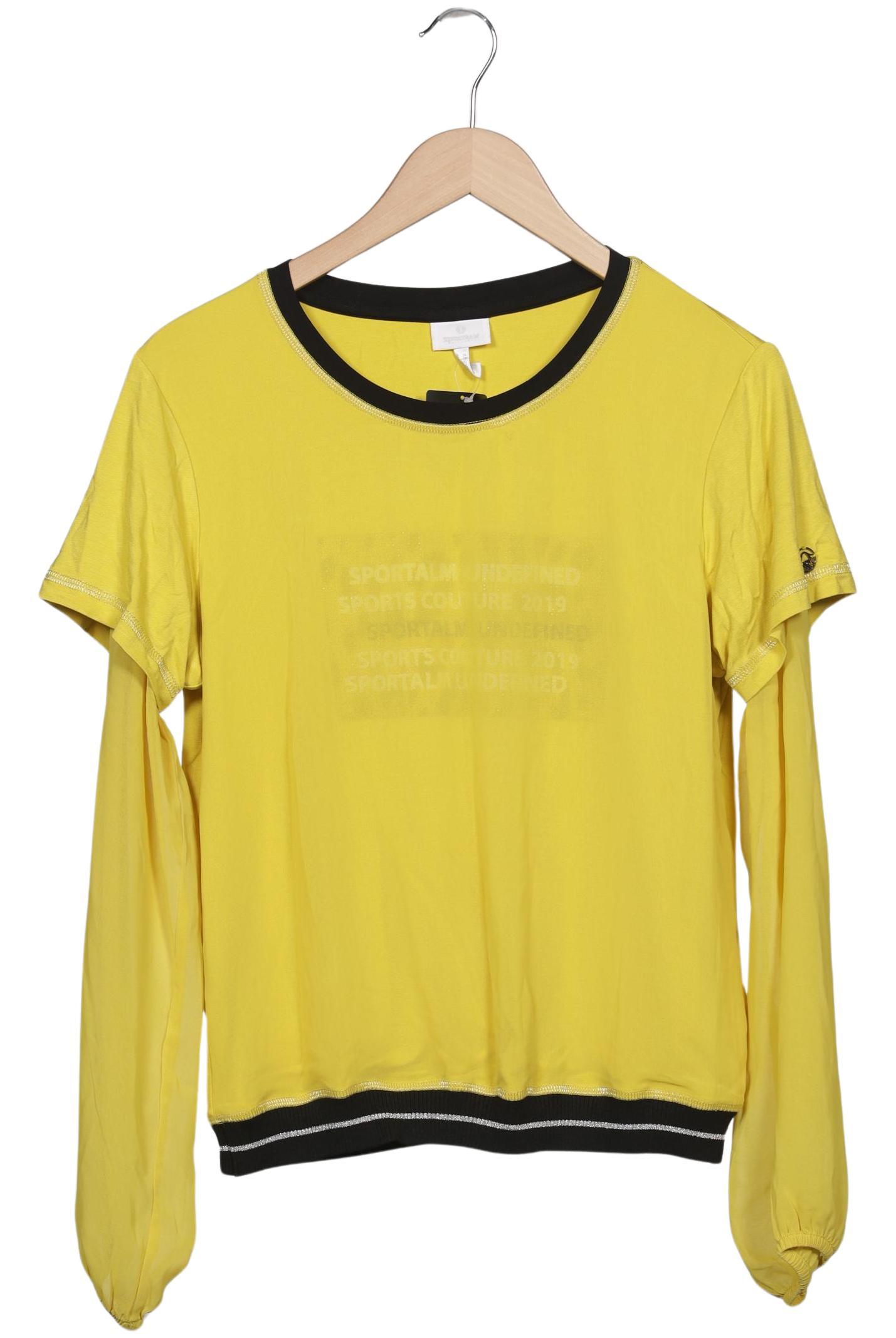 

Sportalm Damen Langarmshirt, gelb, Gr. 36