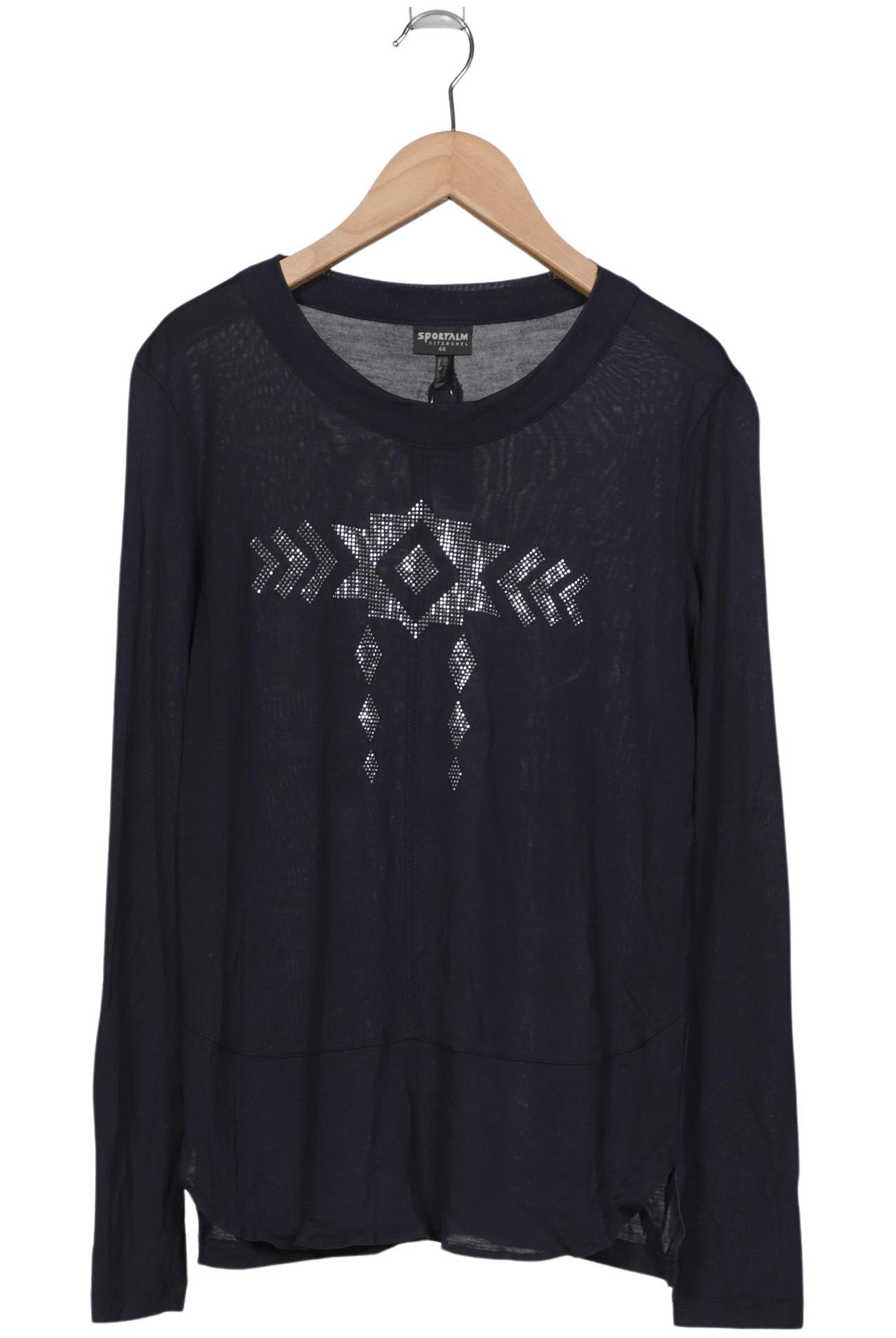 

Sportalm Damen Langarmshirt, marineblau, Gr. 40