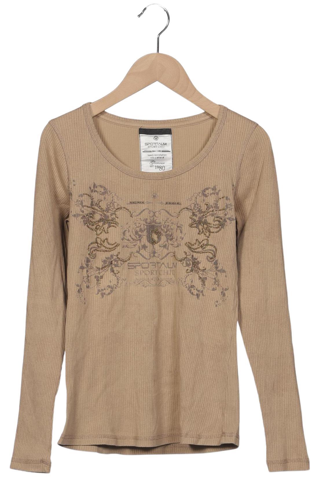 

Sportalm Damen Langarmshirt, beige, Gr. 36