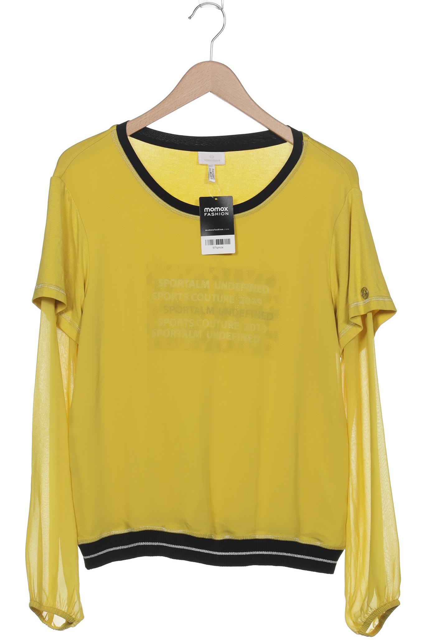

Sportalm Damen Langarmshirt, gelb, Gr. 38