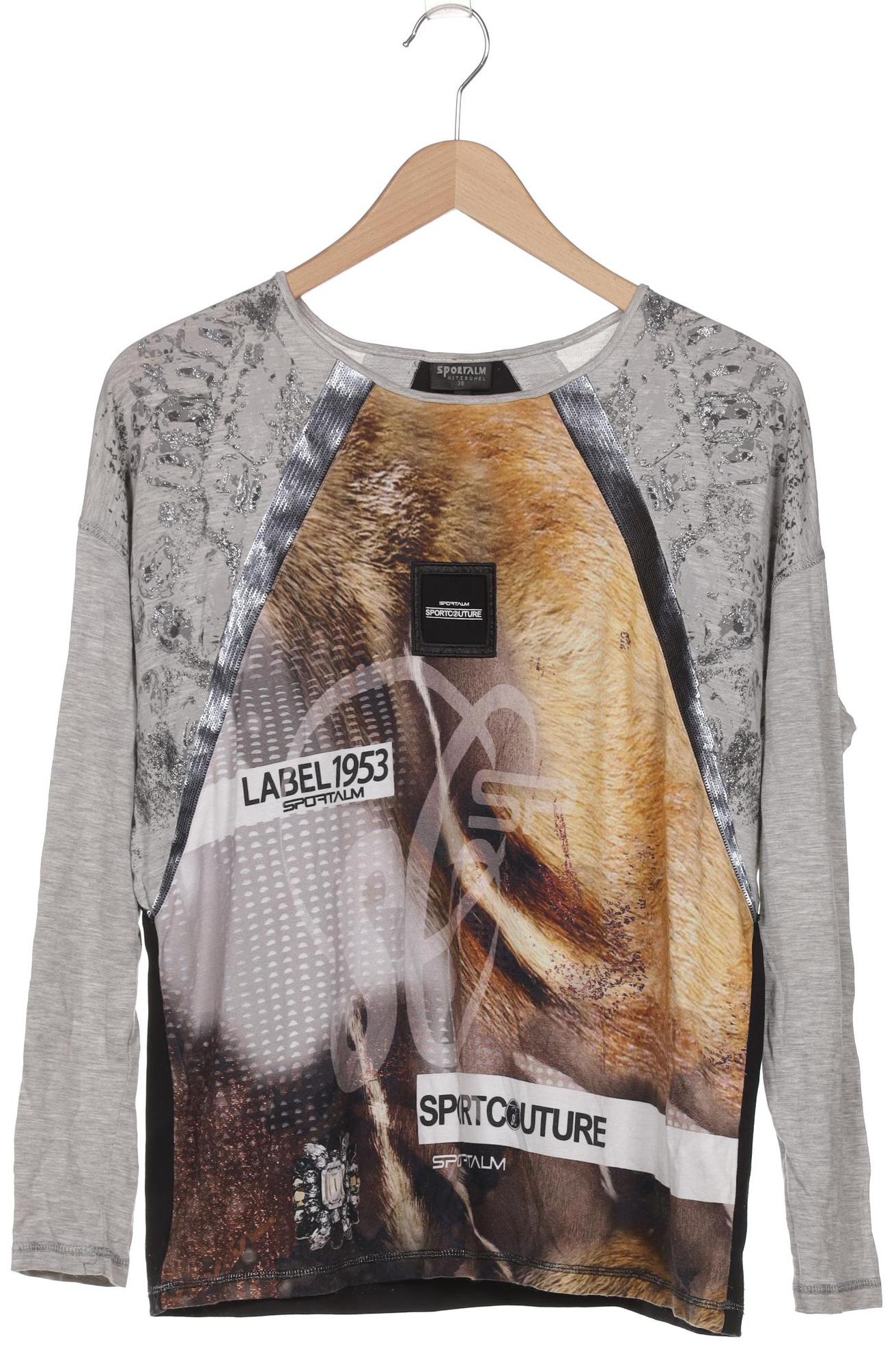 

Sportalm Damen Langarmshirt, grau, Gr. 38