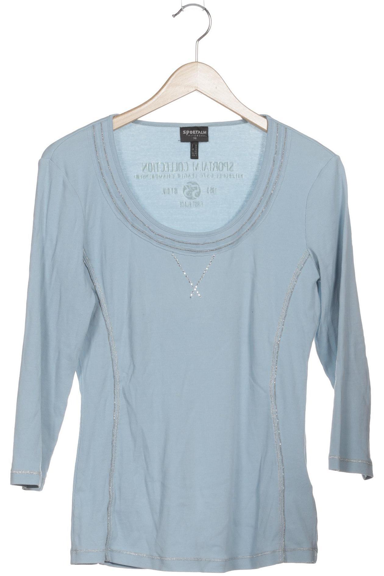 

Sportalm Damen Langarmshirt, türkis, Gr. 36