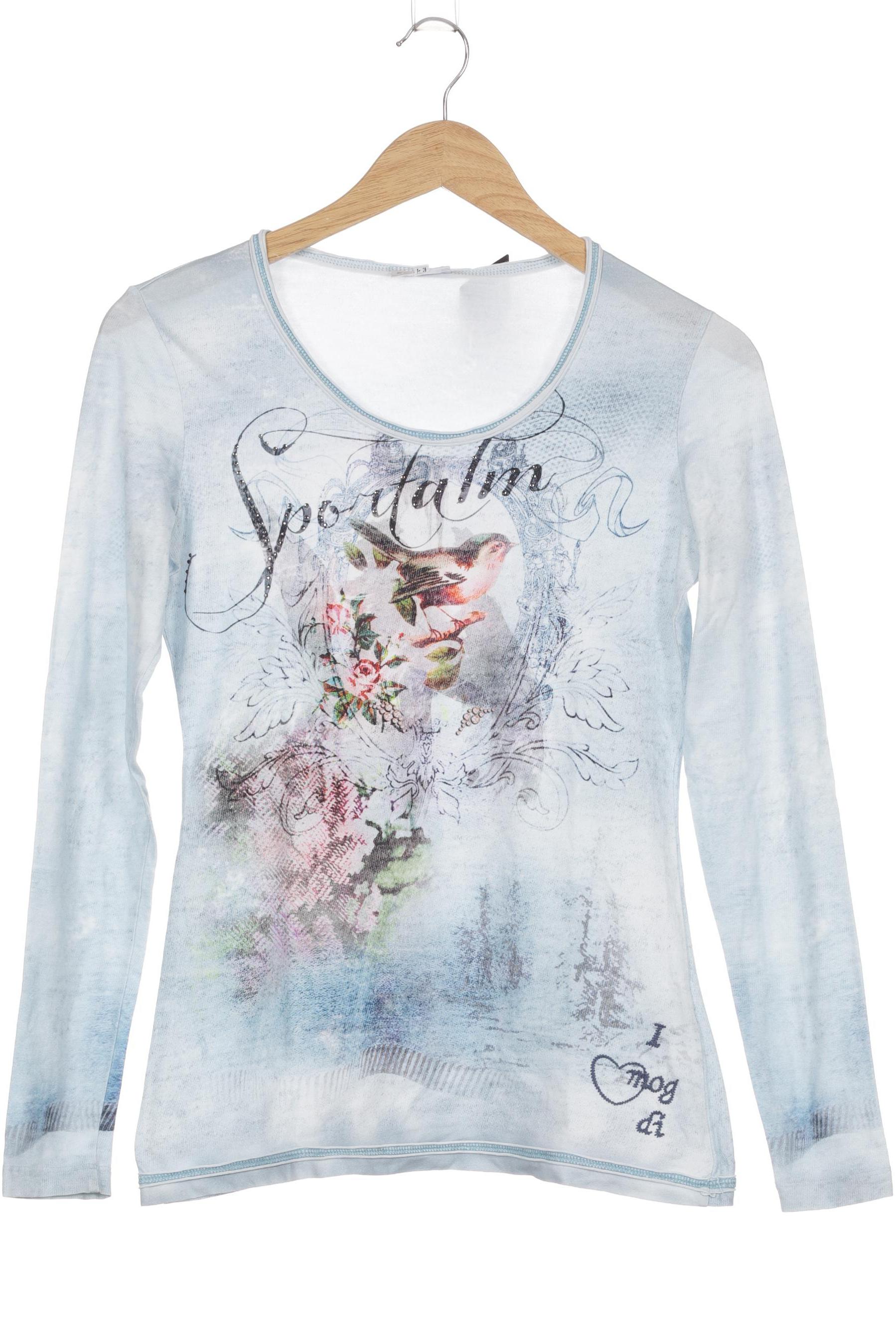 

Sportalm Damen Langarmshirt, blau, Gr. 34