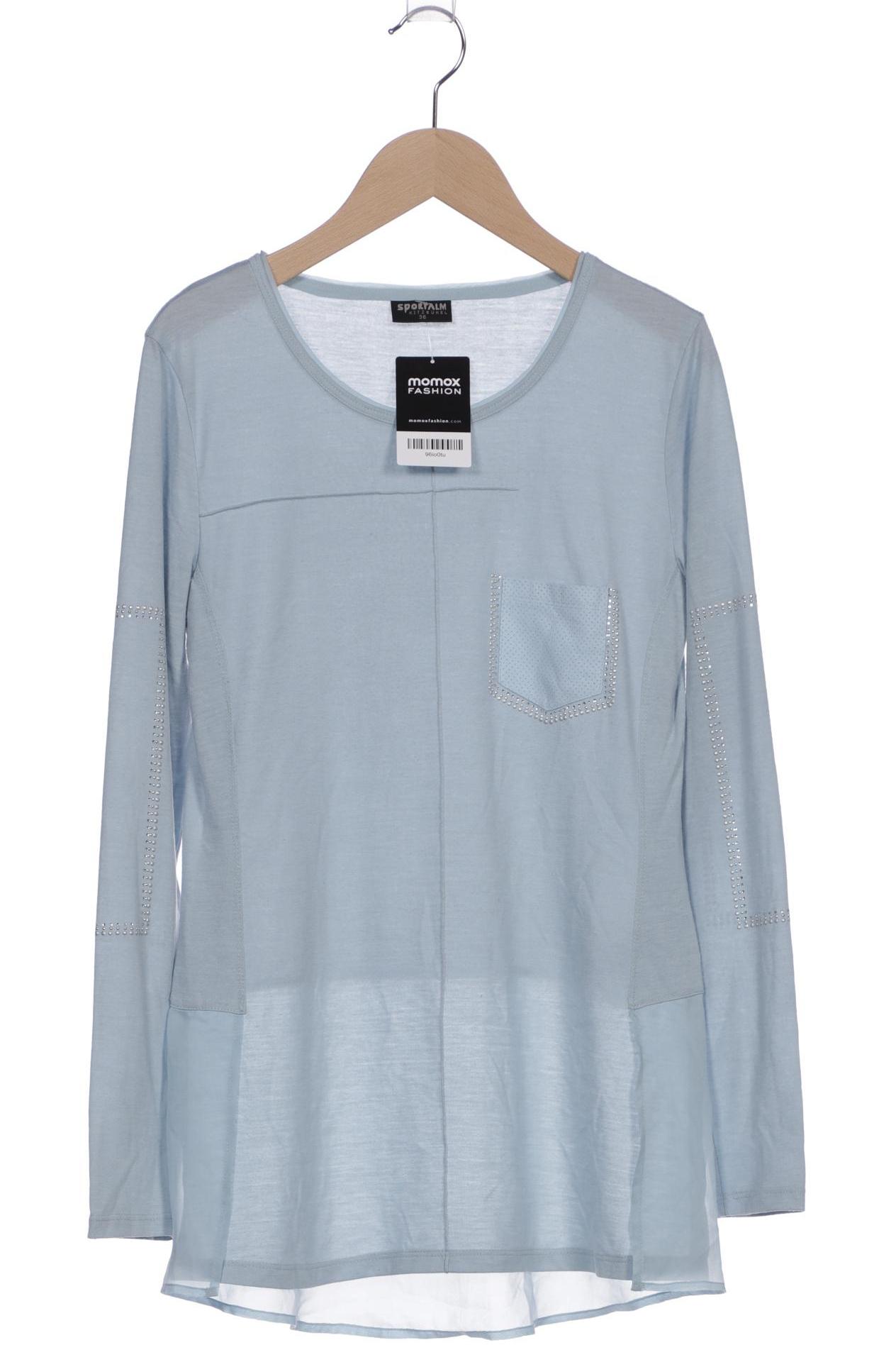 

Sportalm Damen Langarmshirt, hellblau, Gr. 36