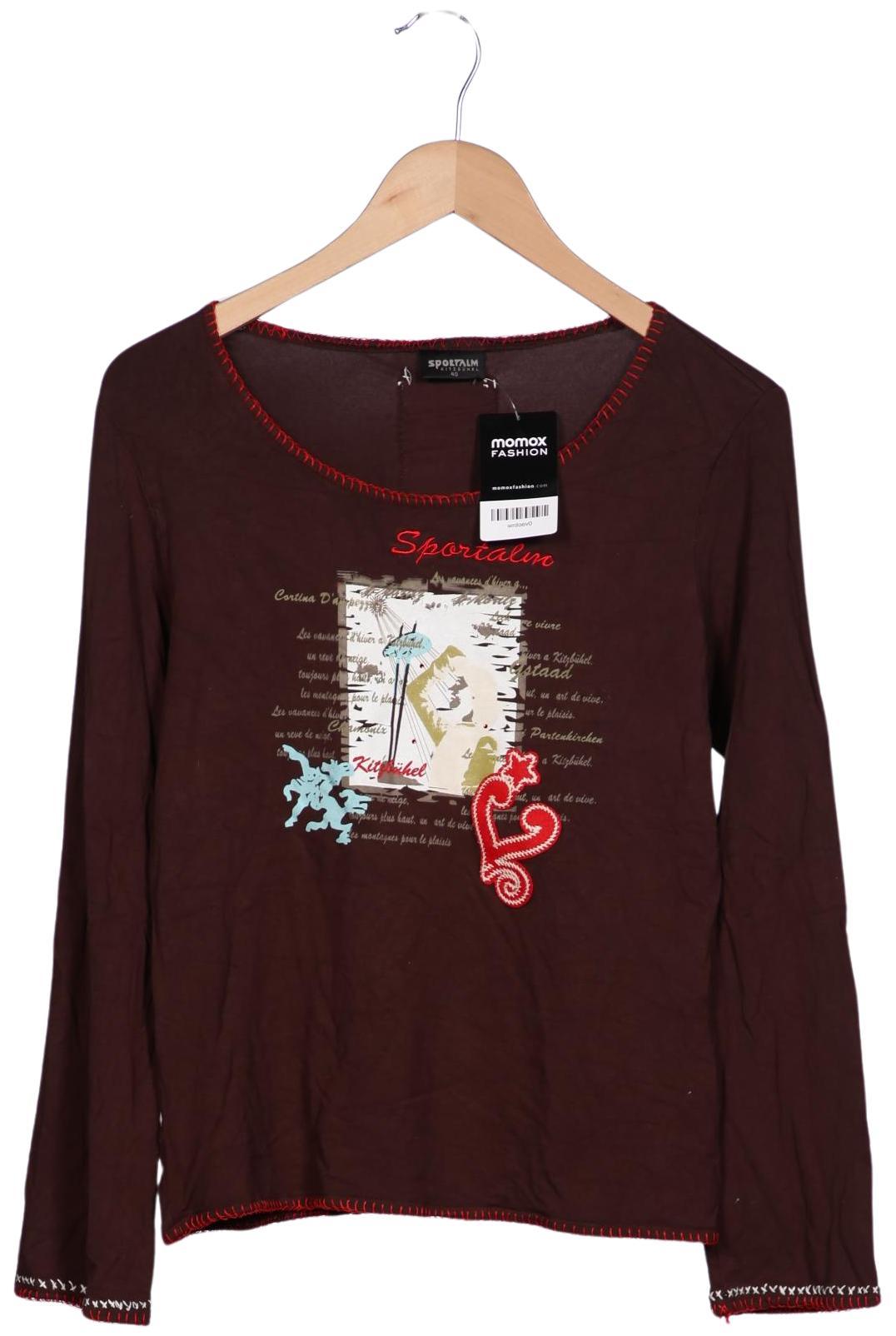 

Sportalm Damen Langarmshirt, braun, Gr. 40