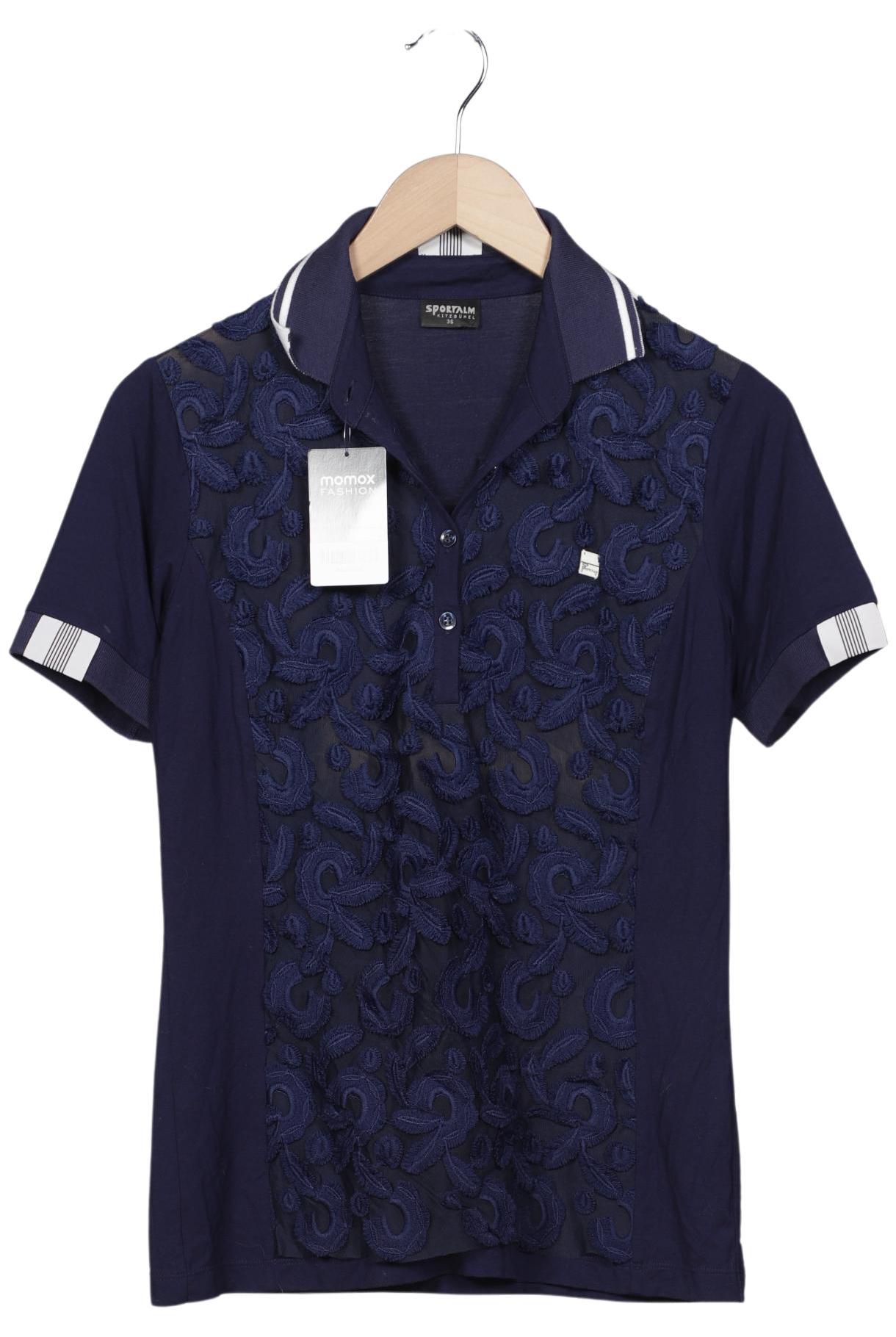 Thumbnail - Sportalm Damen Poloshirt, marineblau, Gr. 36