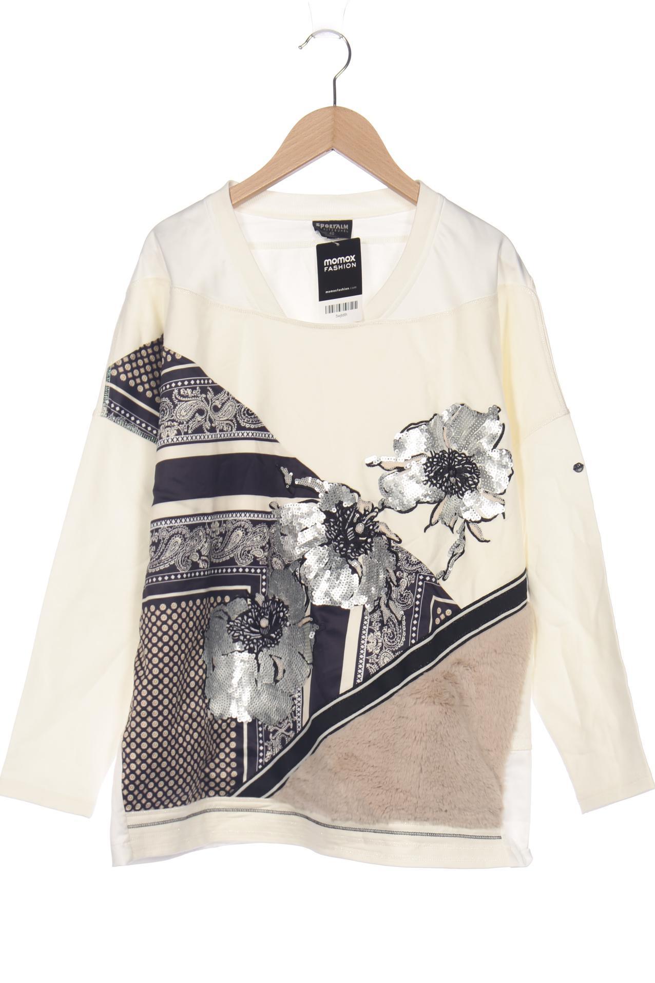 

Sportalm Damen Sweatshirt, weiß, Gr. 40