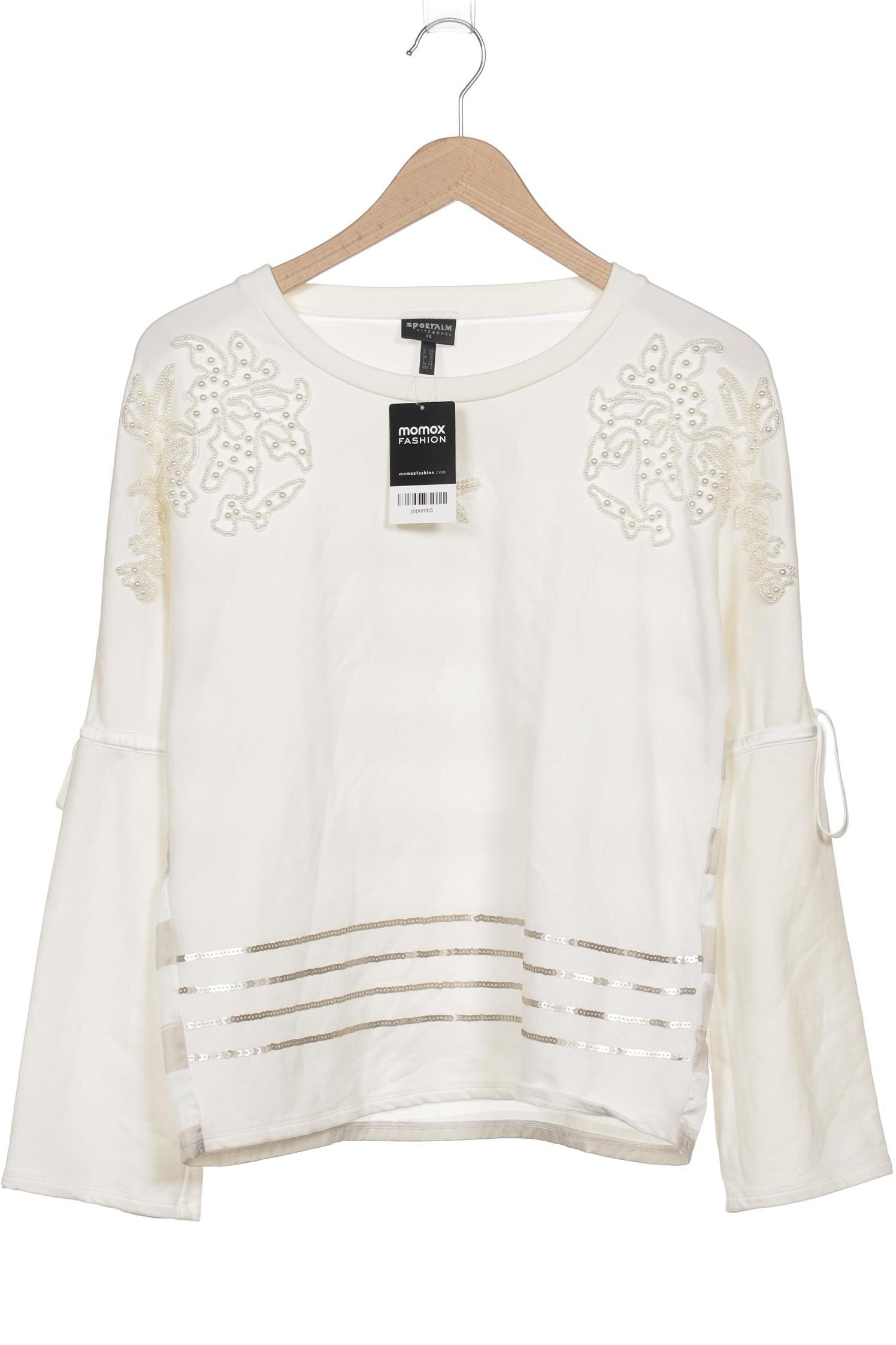 

Sportalm Damen Sweatshirt, cremeweiß, Gr. 36