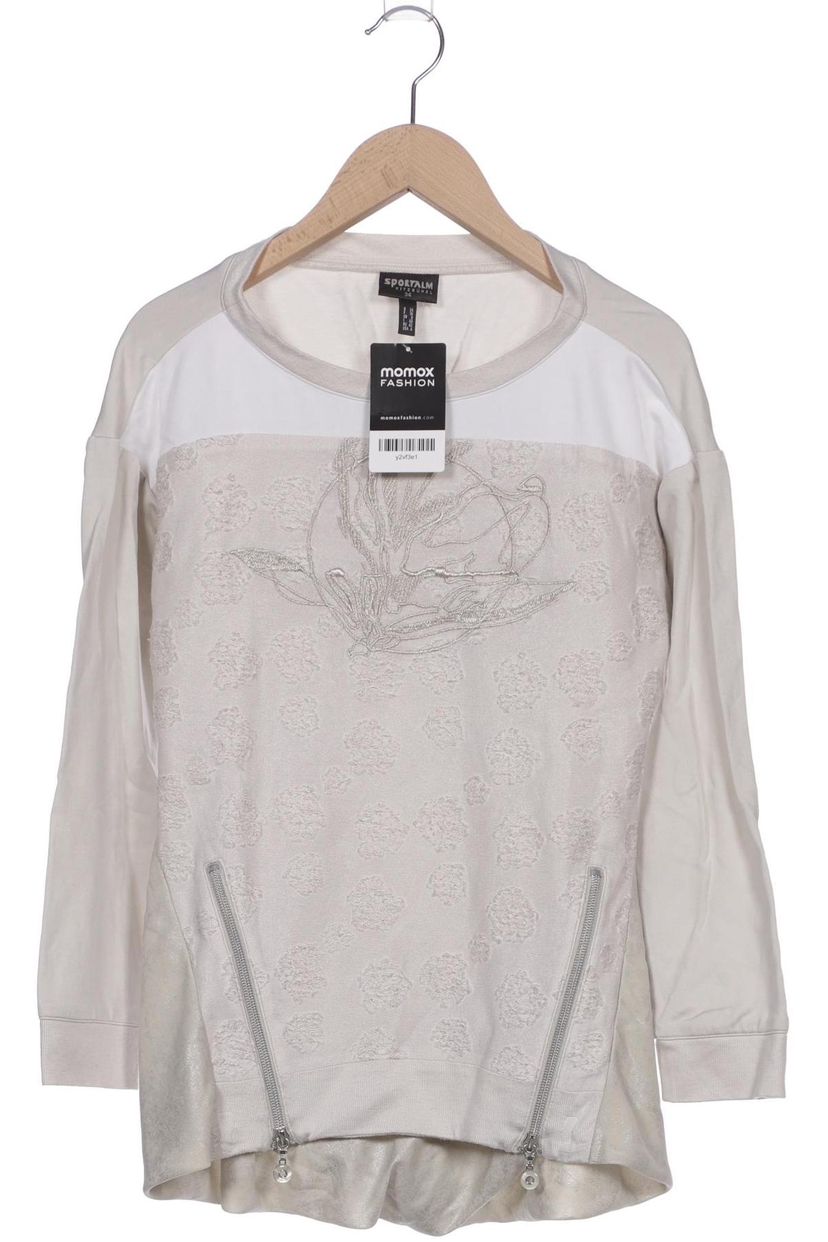 

Sportalm Damen Sweatshirt, cremeweiß, Gr. 34