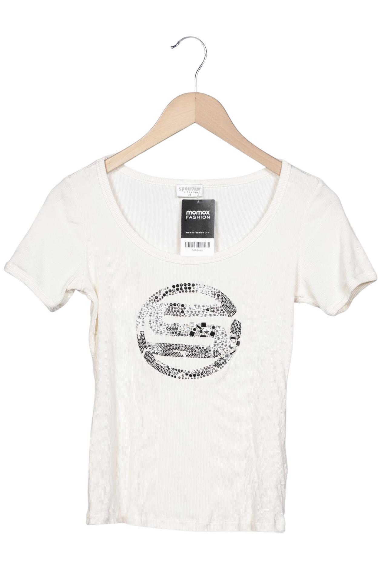 

Sportalm Damen T-Shirt, cremeweiß, Gr. 38