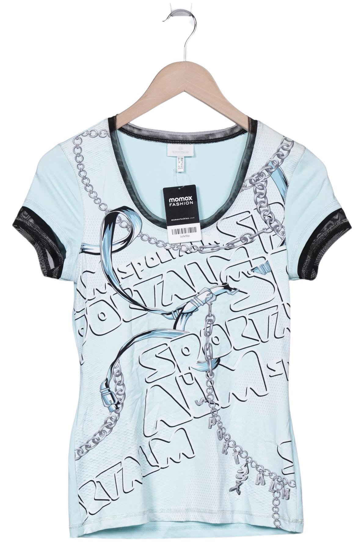 

Sportalm Damen T-Shirt, hellblau, Gr. 34