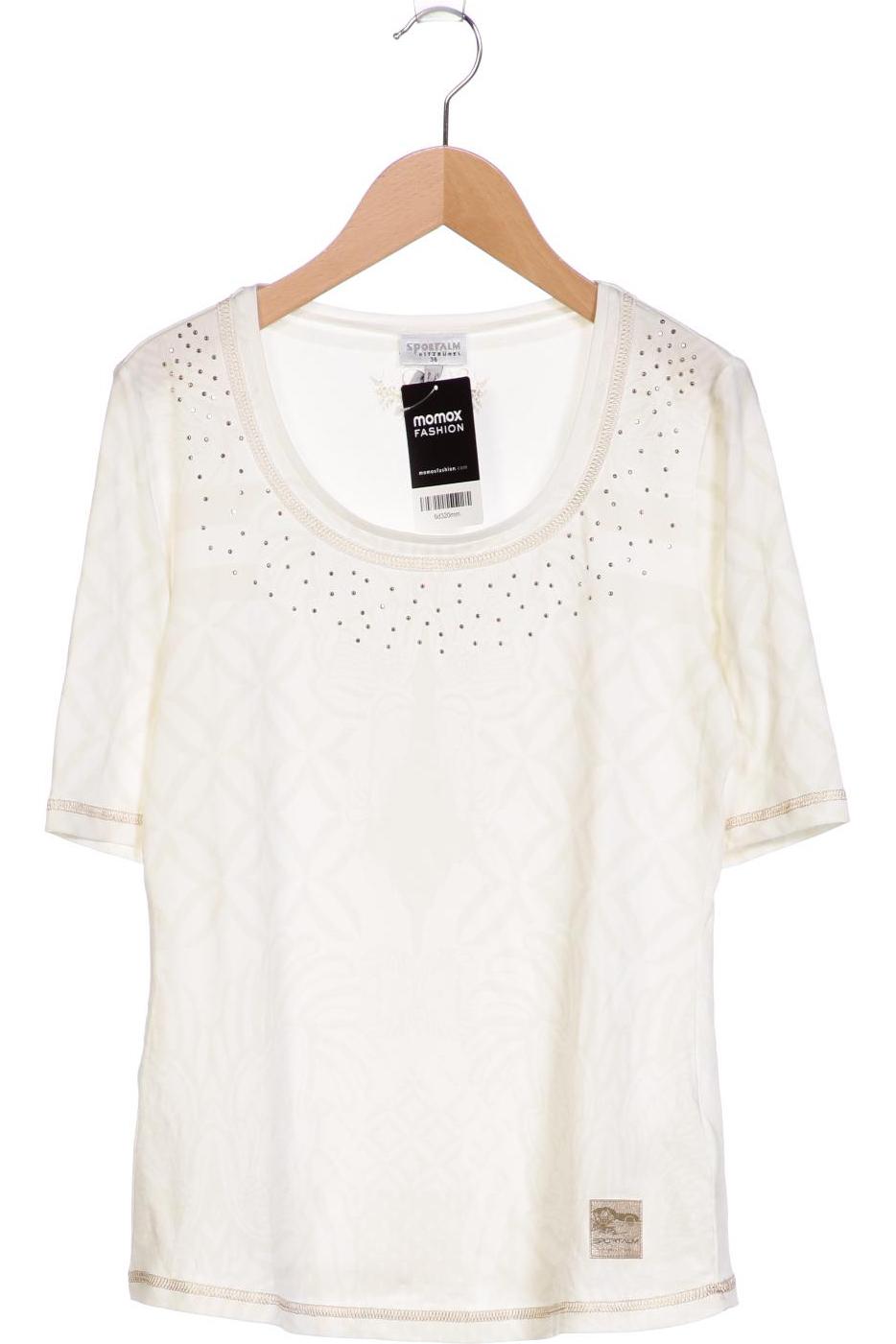 

Sportalm Damen T-Shirt, cremeweiß, Gr. 36