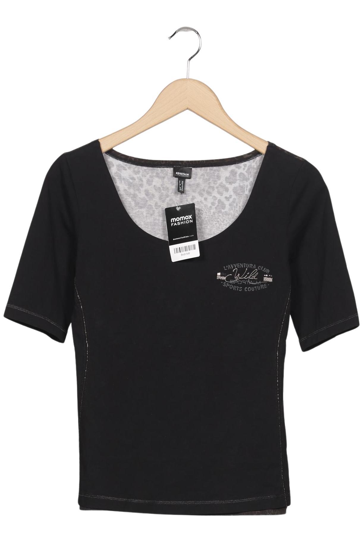 

Sportalm Damen T-Shirt, schwarz, Gr. 38