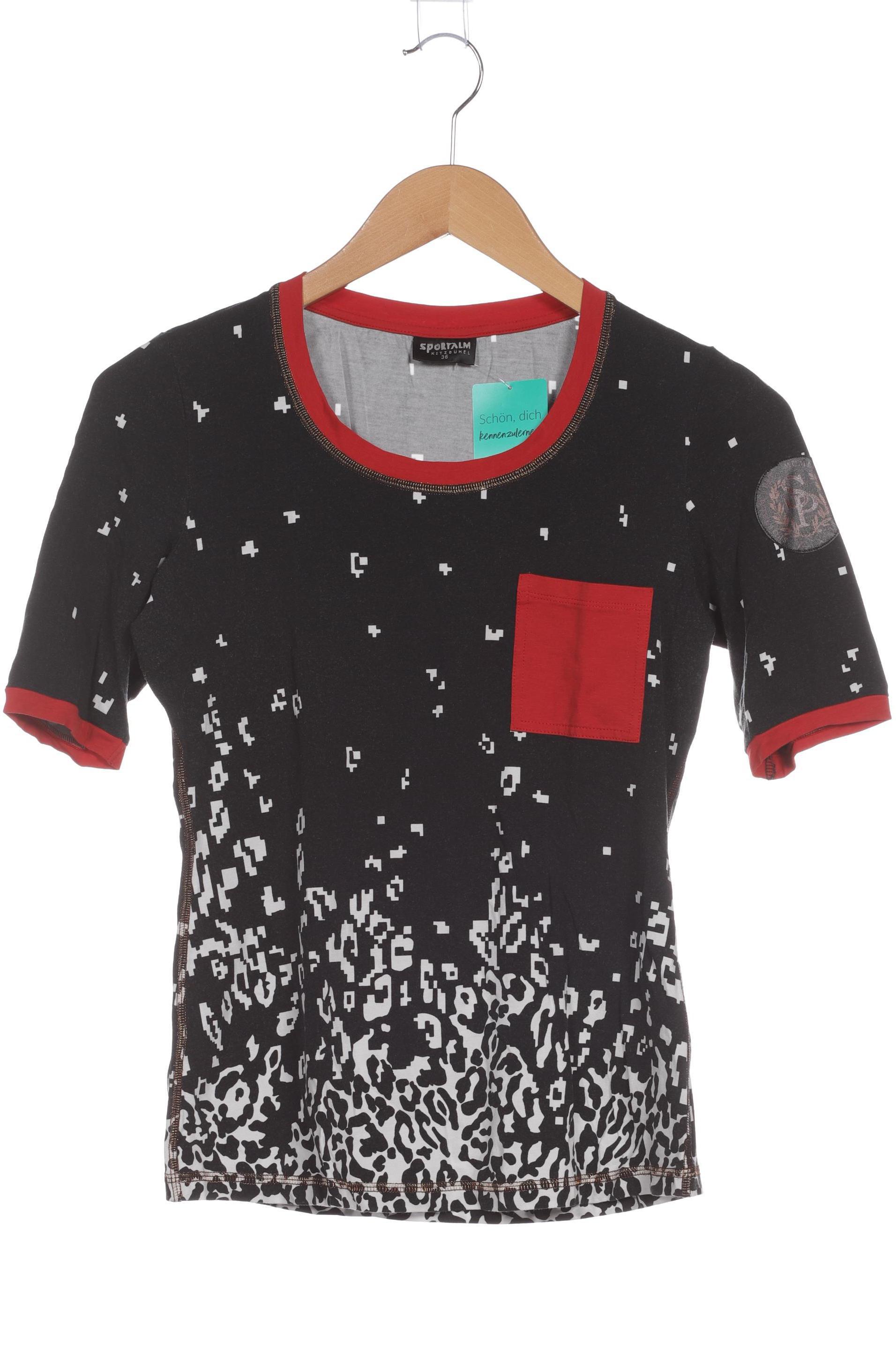 

Sportalm Damen T-Shirt, schwarz, Gr. 36