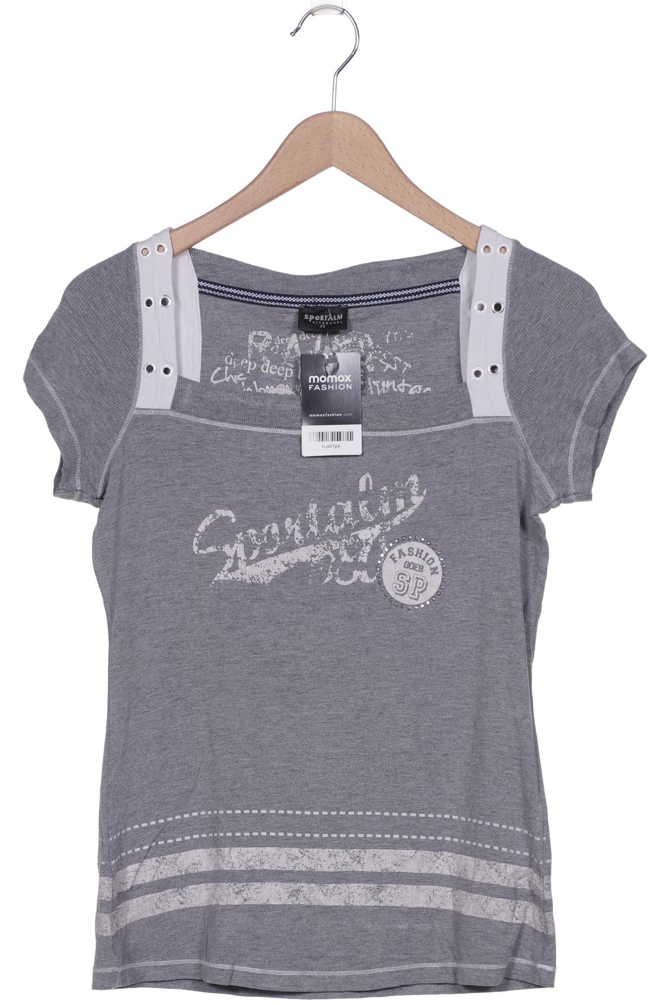 

Sportalm Damen T-Shirt, grau, Gr. 40