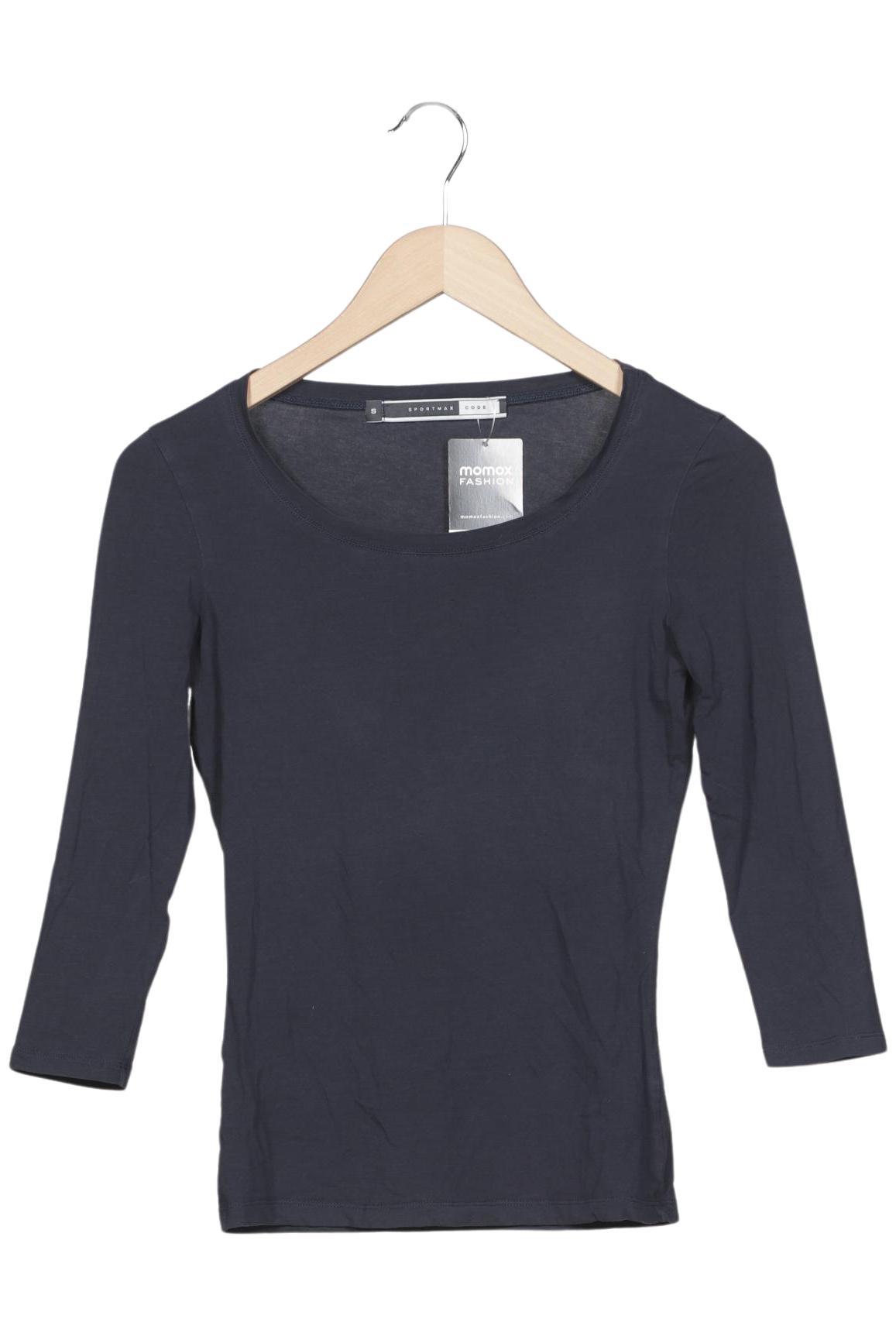 

Sportmax Code Damen Langarmshirt, marineblau, Gr. 36