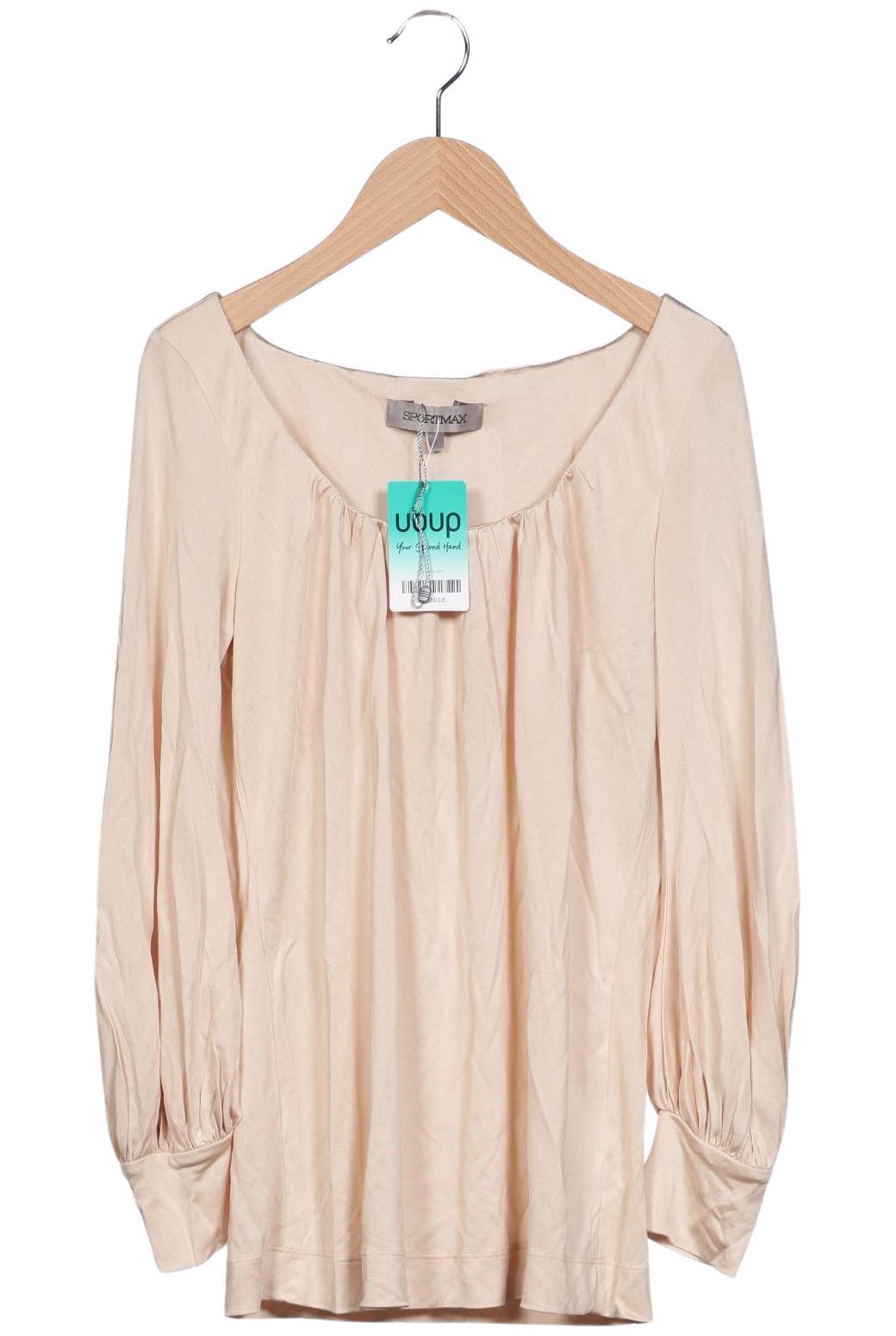 

Sportmax Damen Langarmshirt, beige, Gr. 36
