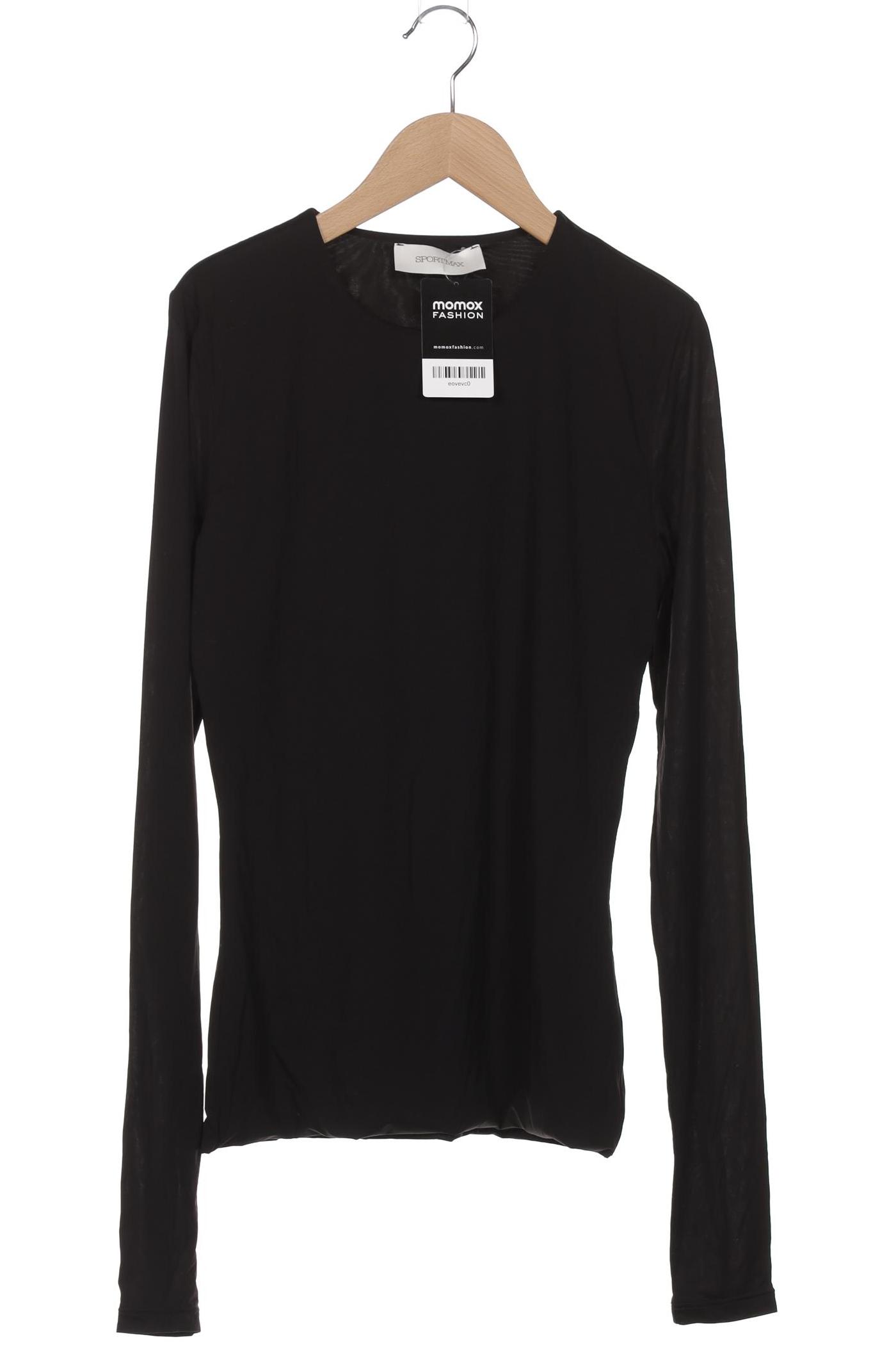 

Sportmax Damen Langarmshirt, schwarz, Gr. 38