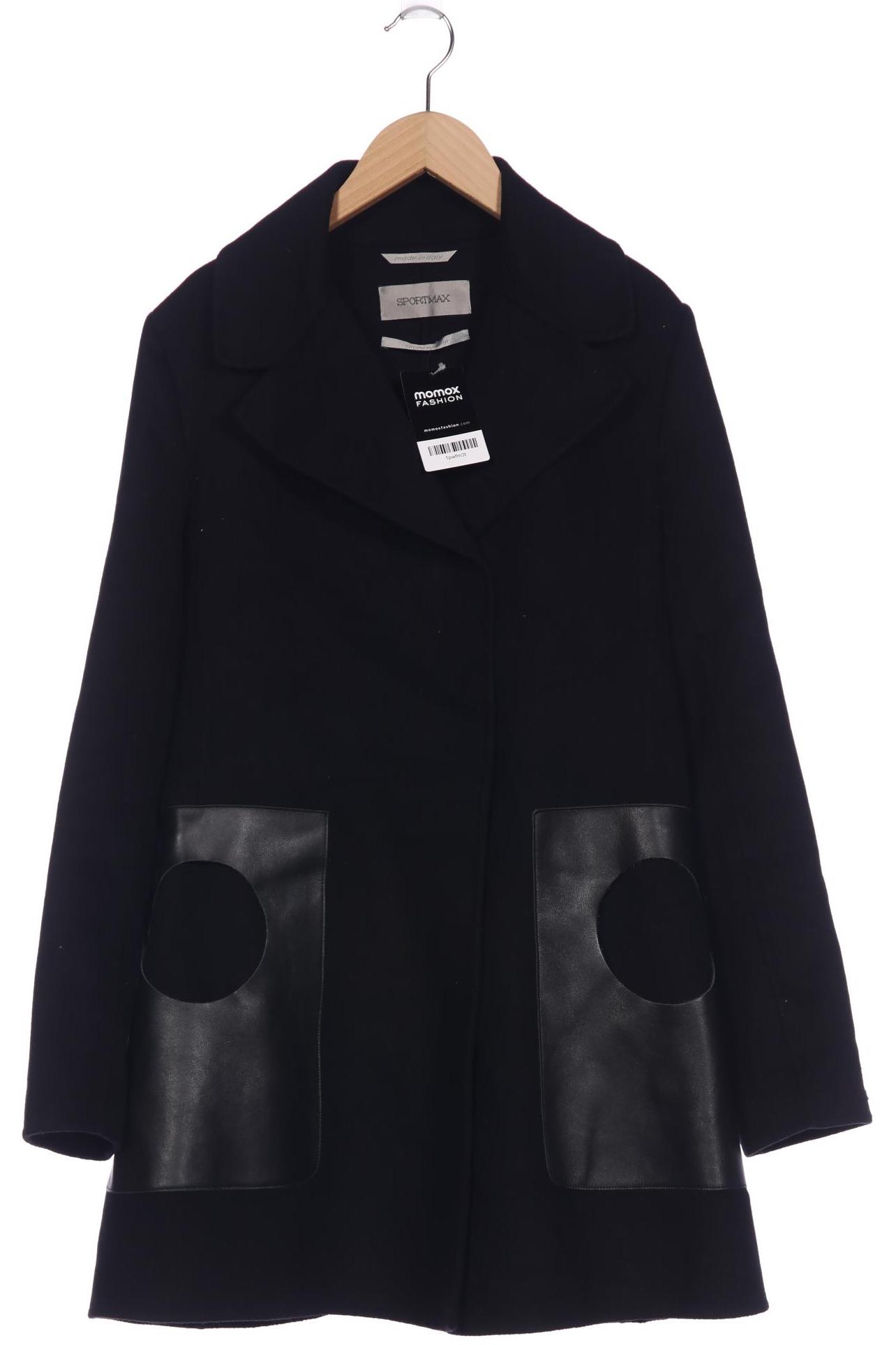 

Sportmax Damen Mantel, schwarz, Gr. 38