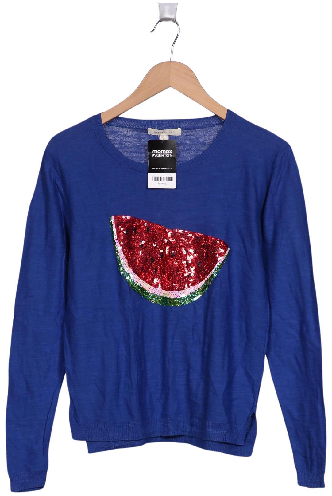 

Springfield Damen Pullover, blau, Gr. 36