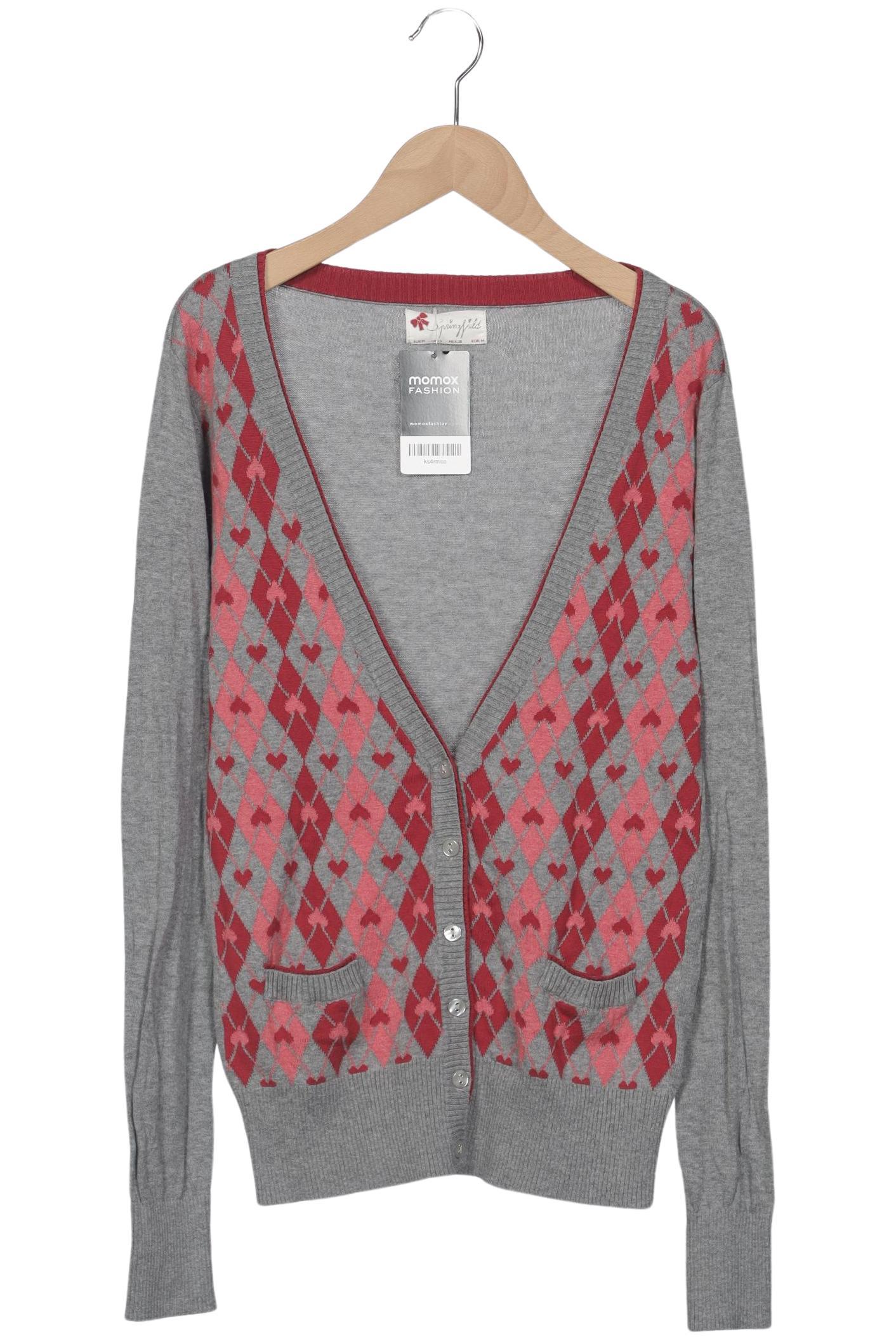 

Springfield Damen Strickjacke, grau, Gr. 38