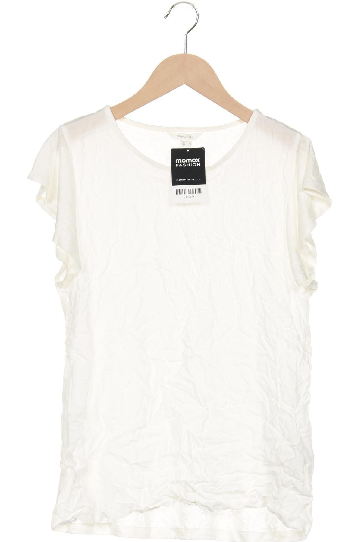 

Springfield Damen T-Shirt, weiß, Gr. 42