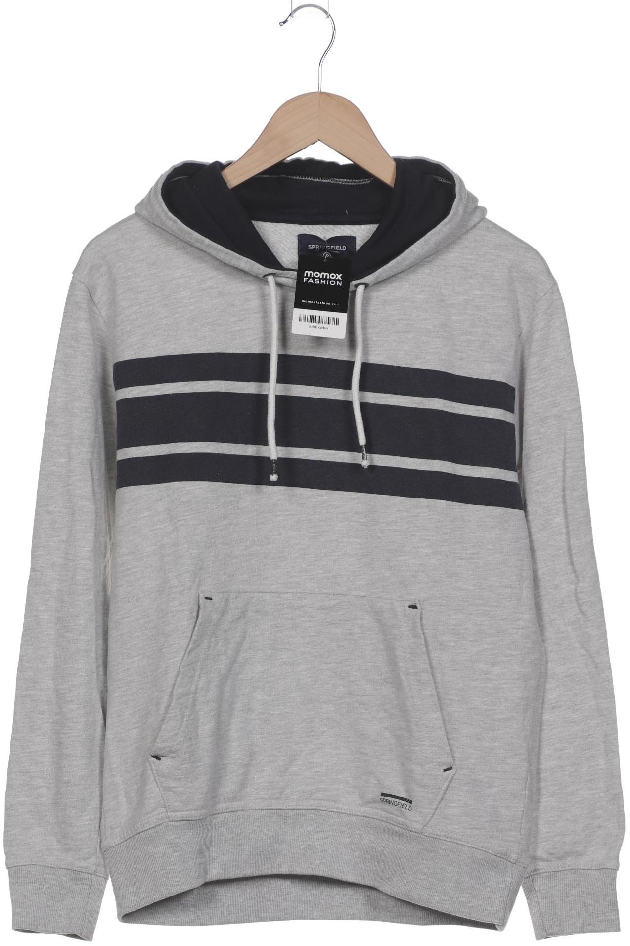 

Springfield Herren Kapuzenpullover, grau, Gr. 46
