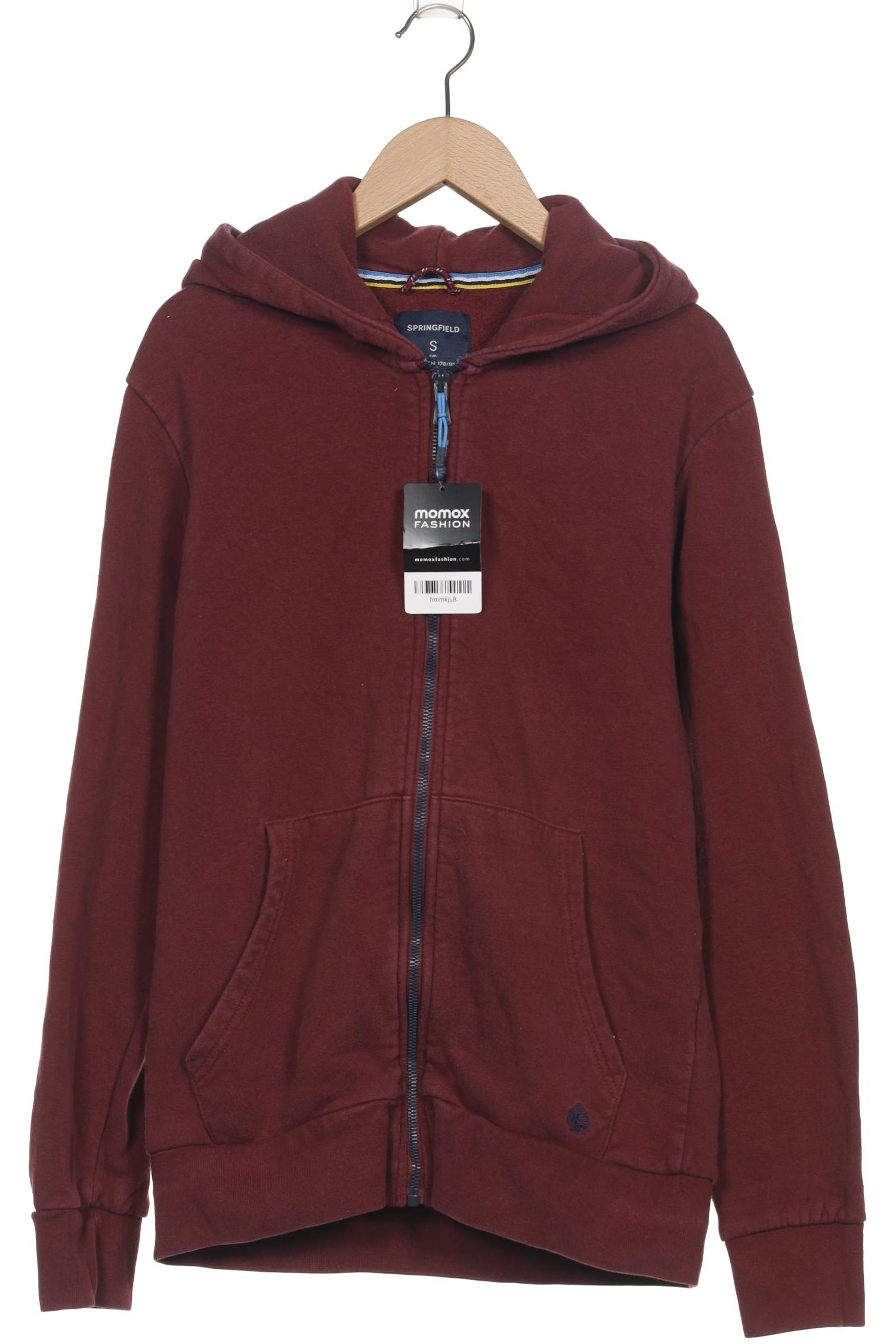 

Springfield Herren Kapuzenpullover, bordeaux, Gr. 46