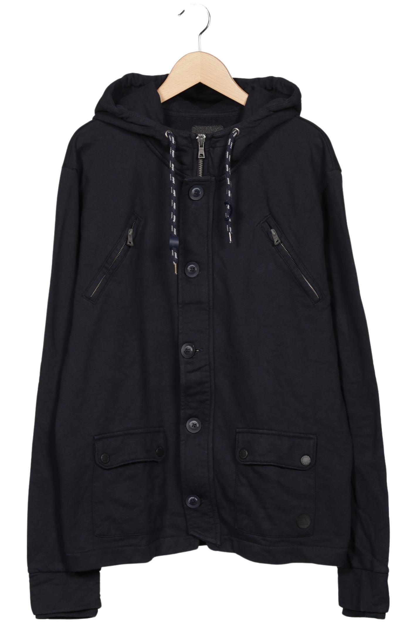 

Springfield Herren Kapuzenpullover, marineblau, Gr. 56