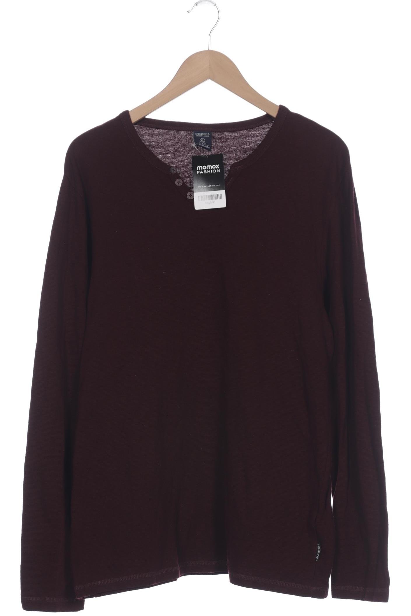 

Springfield Herren Langarmshirt, braun, Gr. 54