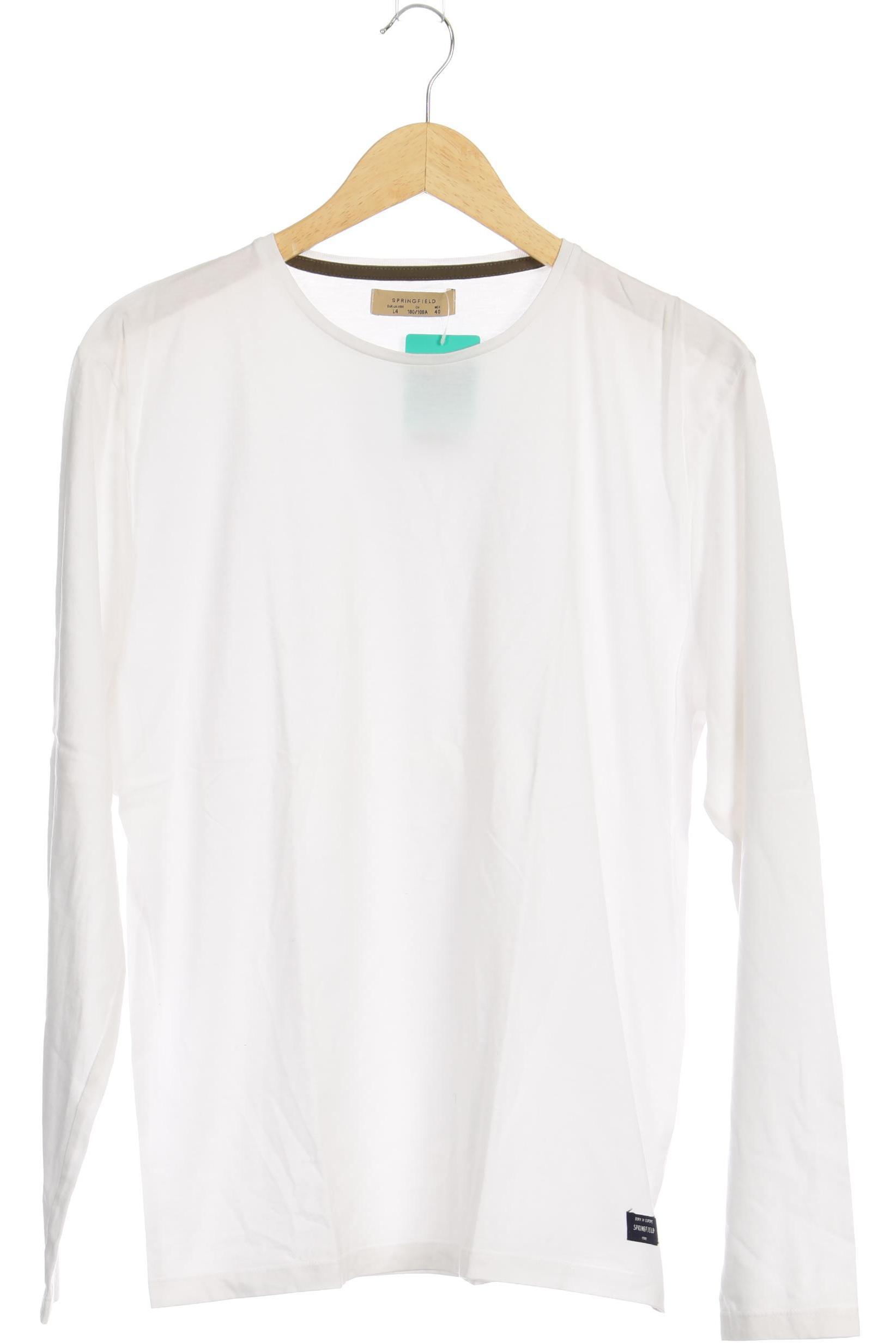 Thumbnail - Springfield Herren Langarmshirt, weiß, Gr.
