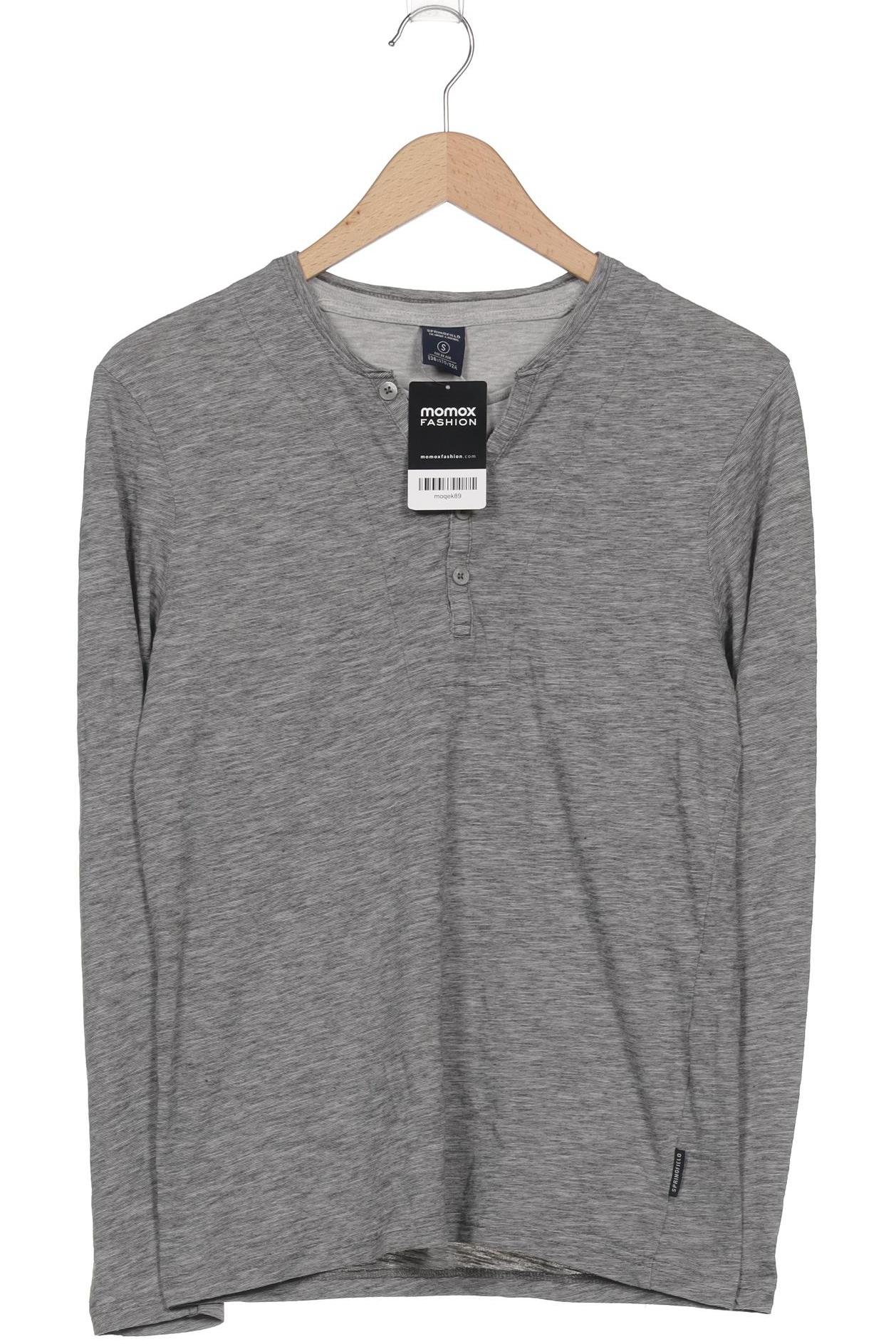 

Springfield Herren Langarmshirt, grau, Gr. 46